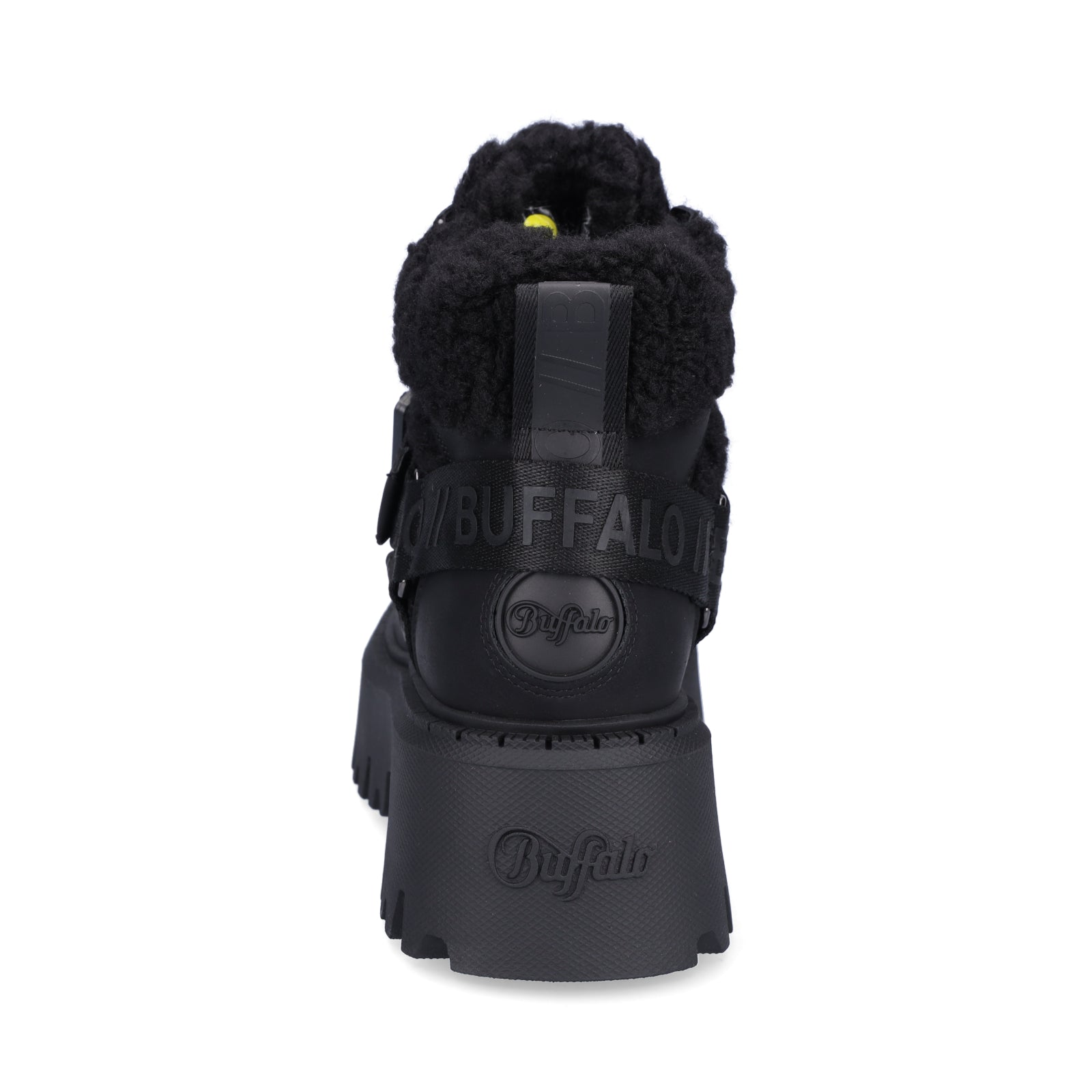 Buffalo Damen Schnürboot Aspen Com Mid schwarz