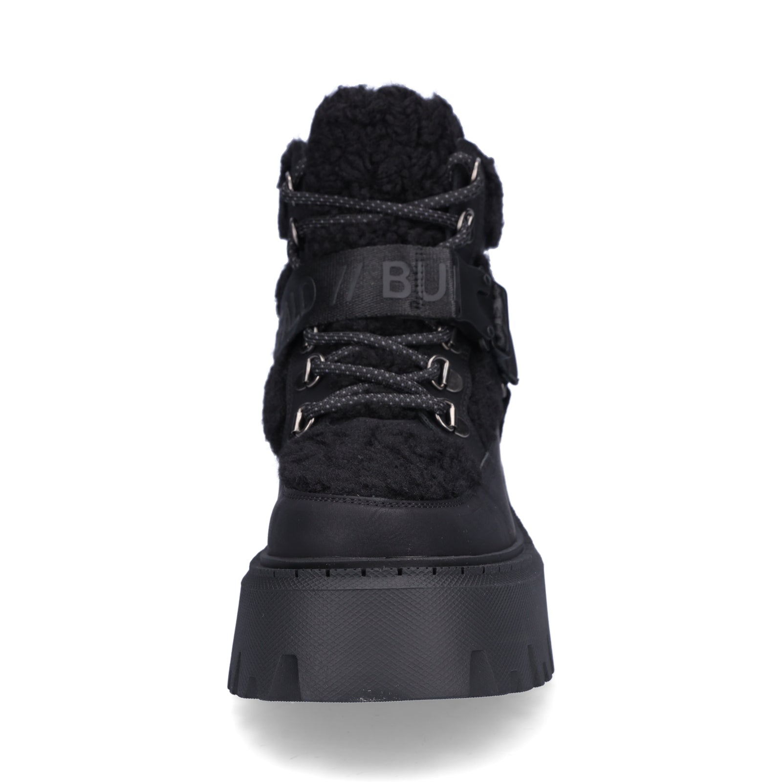 Buffalo Damen Schnürboot Aspen Com Mid schwarz