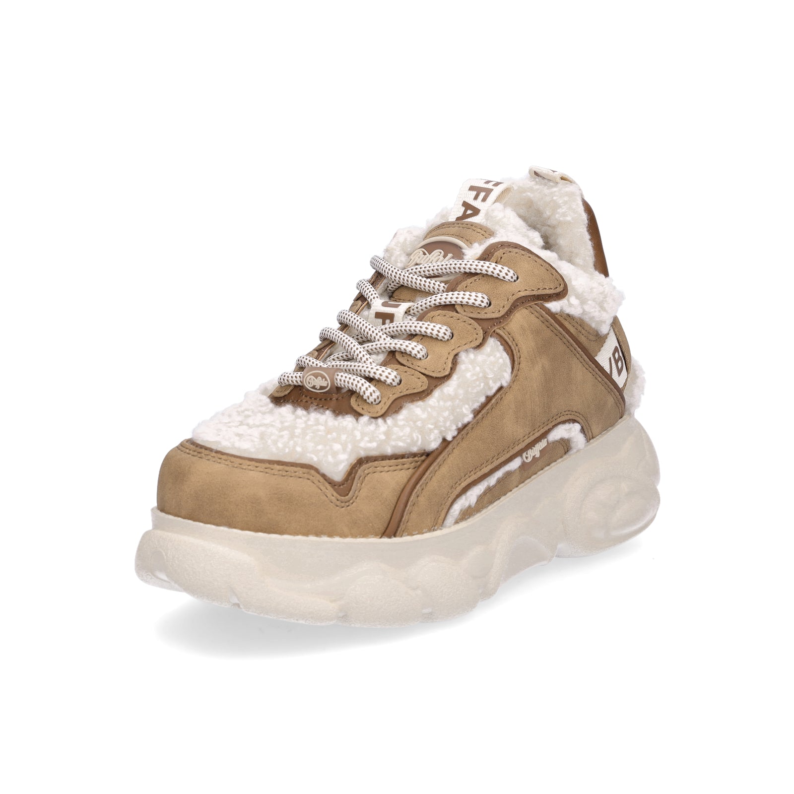 damenfahrrad beige braun Buffalo Damen Sneaker CLD Chai Warm beige braun 1636023