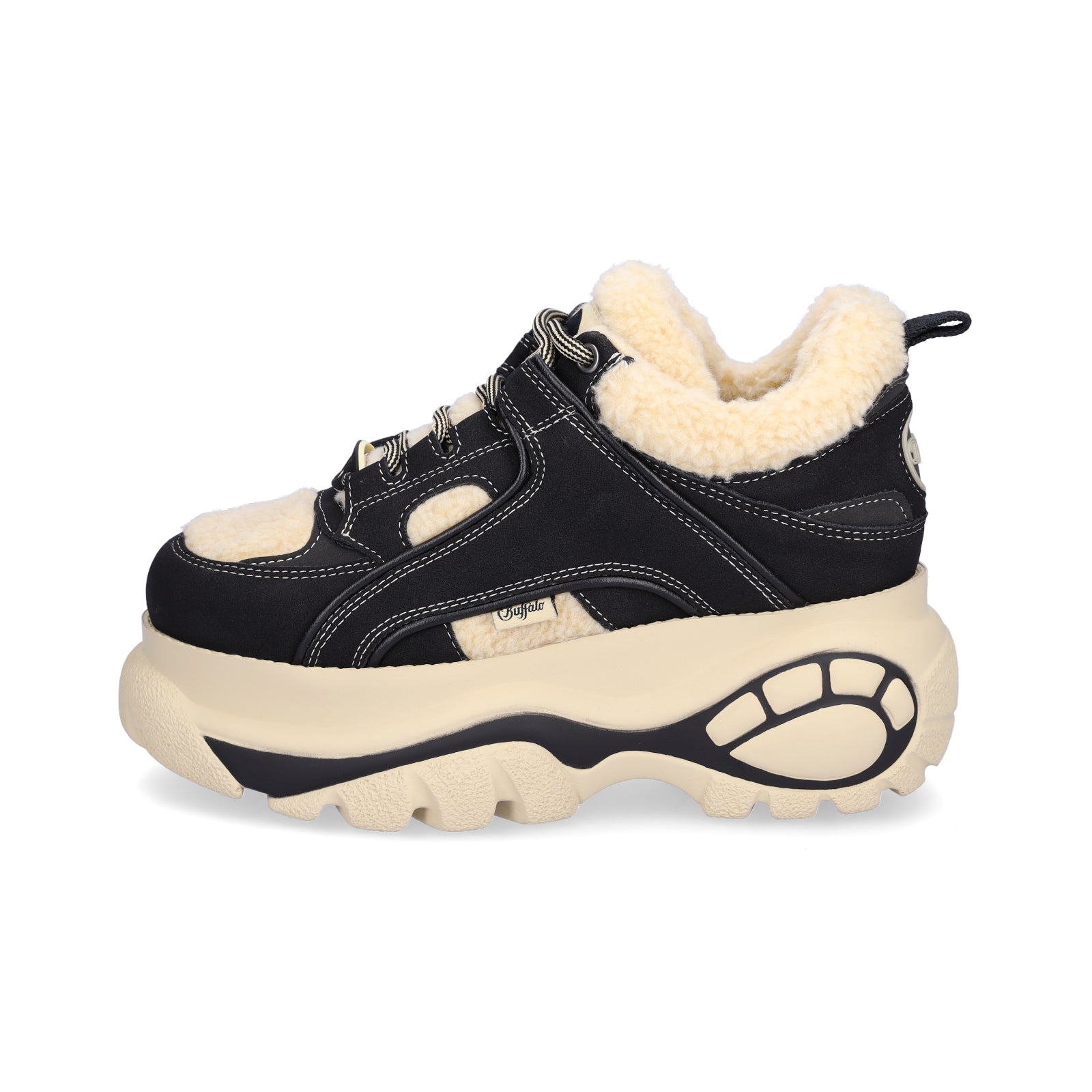 Buffalo Women's Sneakers 1339-14 Rev Warm beige black