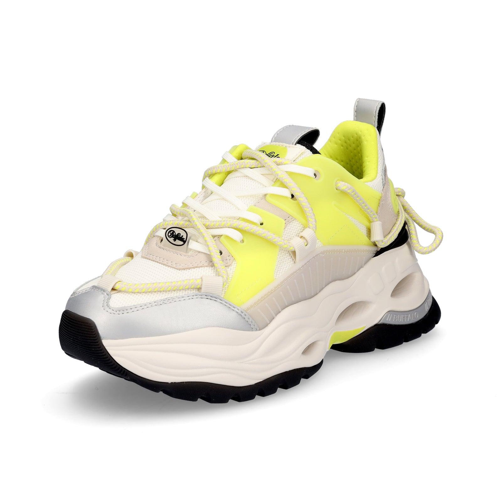 Buffalo Damen Sneaker Triplet Lace creme limette