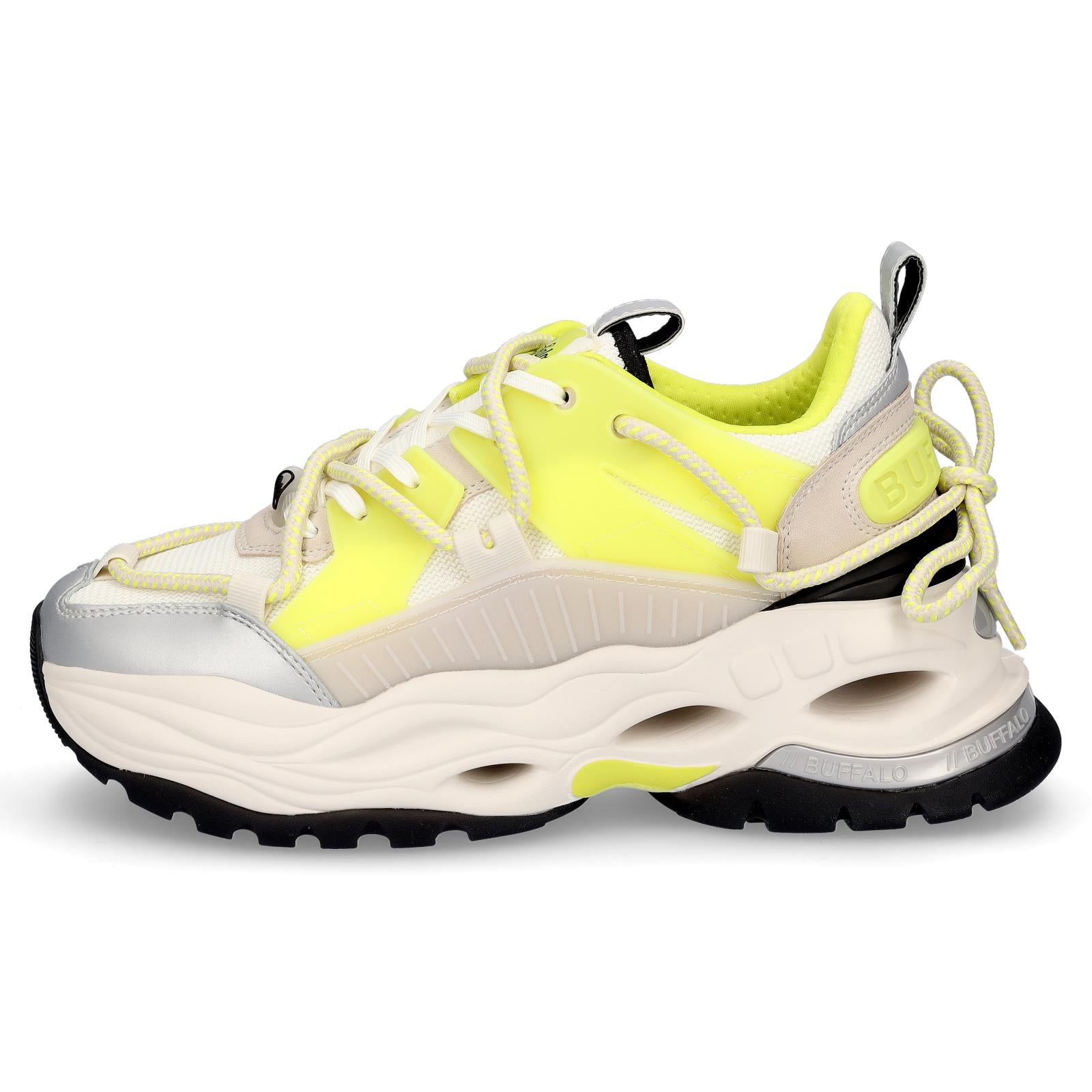 Buffalo Damen Sneaker Triplet Lace creme limette