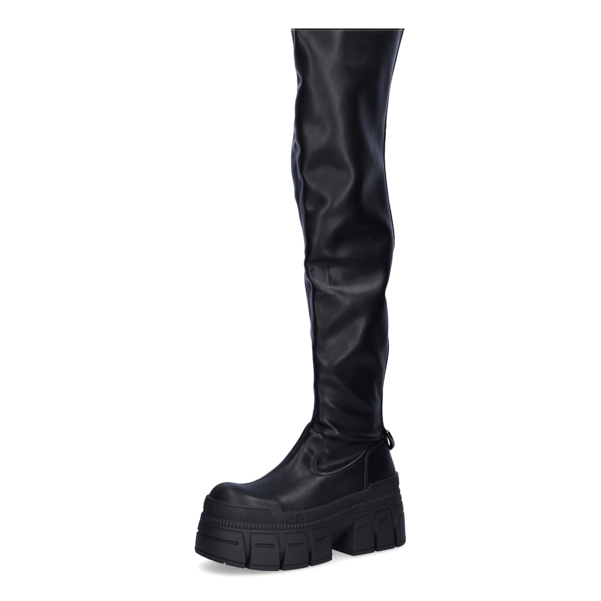 Buffalo Damen Stiefel Gospher Overknee schwarz