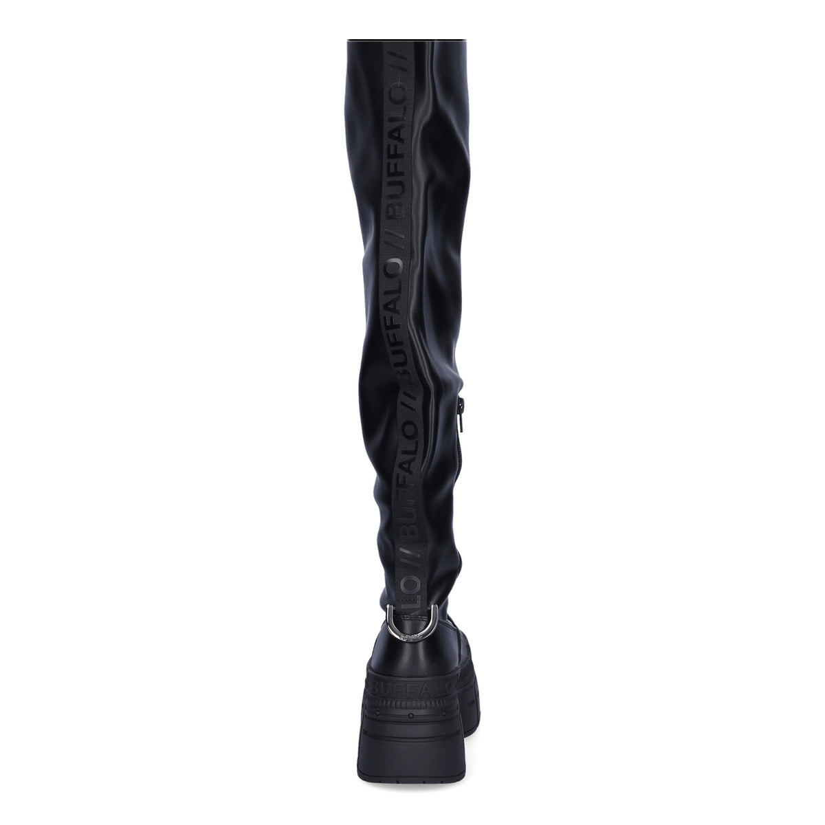 Buffalo Damen Stiefel Gospher Overknee schwarz