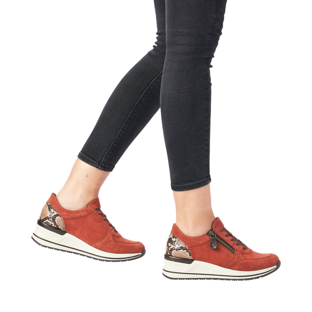 Remonte women's sneakers red