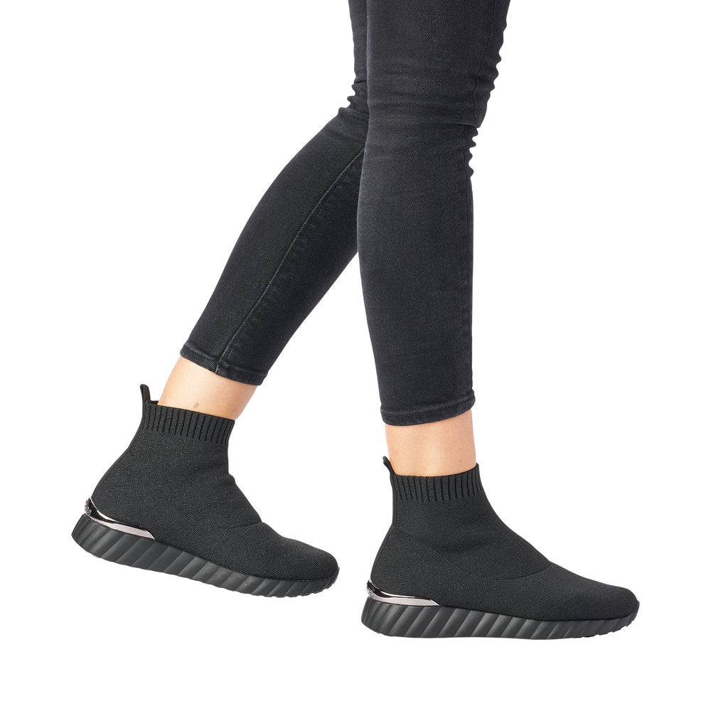 Remonte Damen Boot schwarz