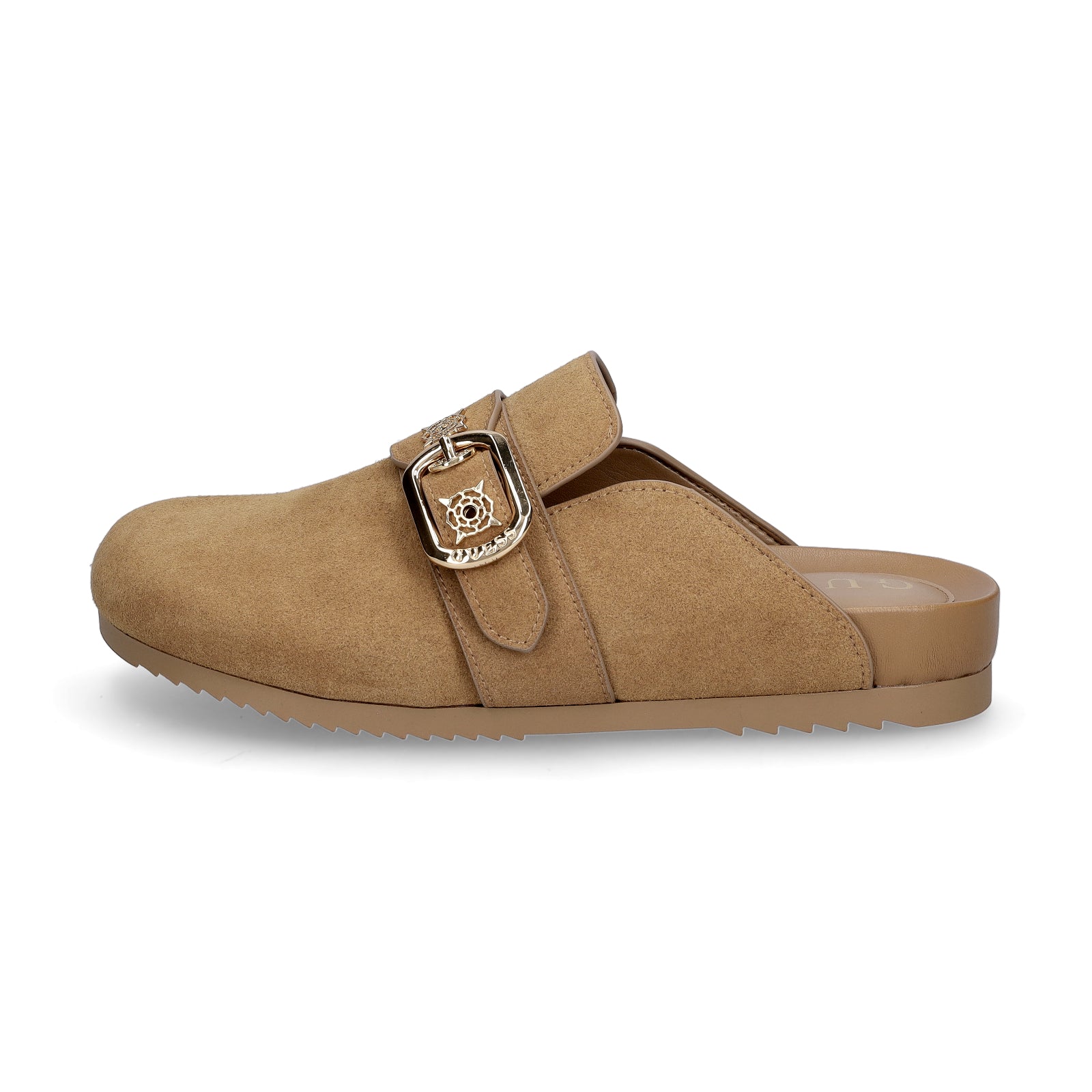 Guess Damen Pantolette Galavanta braun