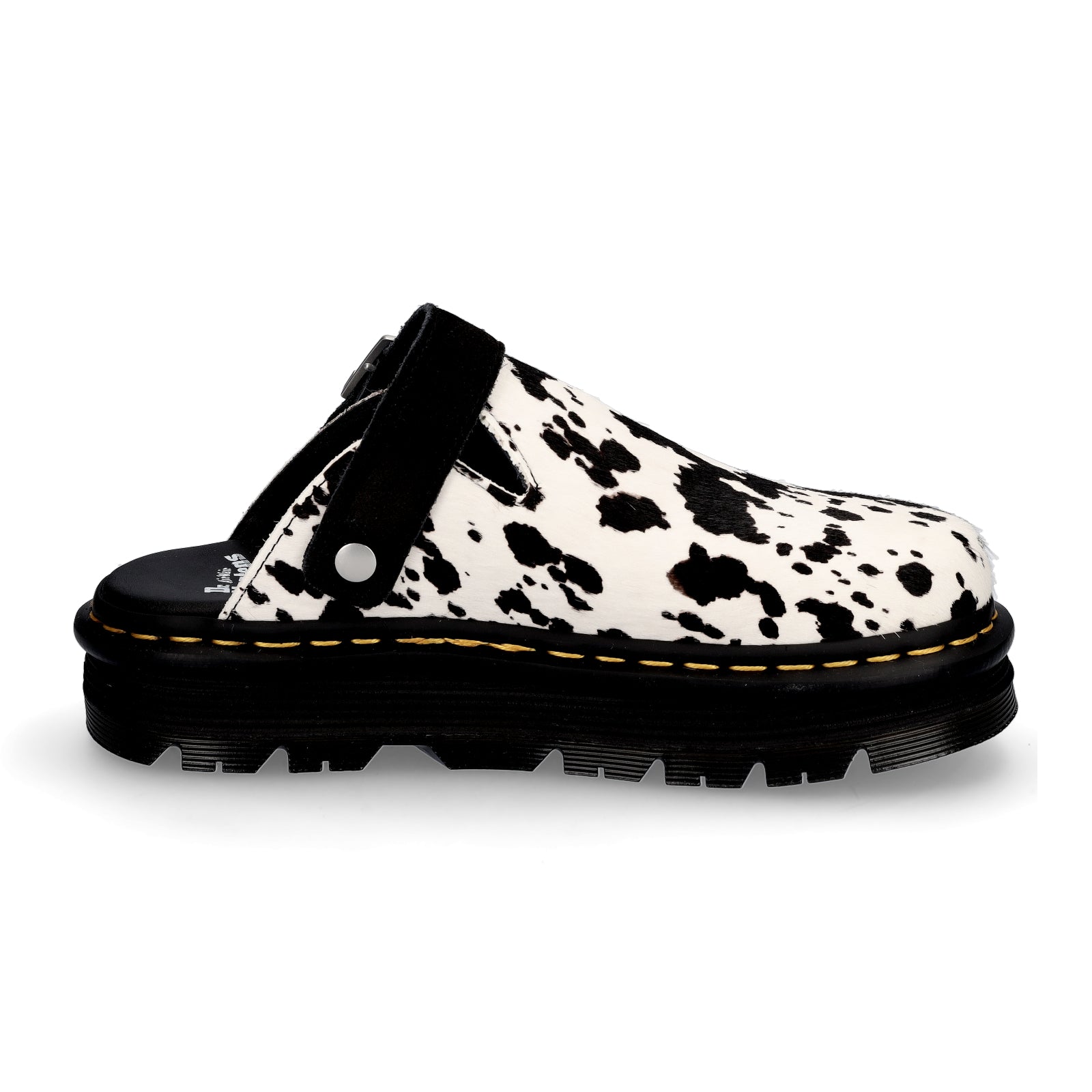 Dr. Martens Damen Pantolette schwarz weiß