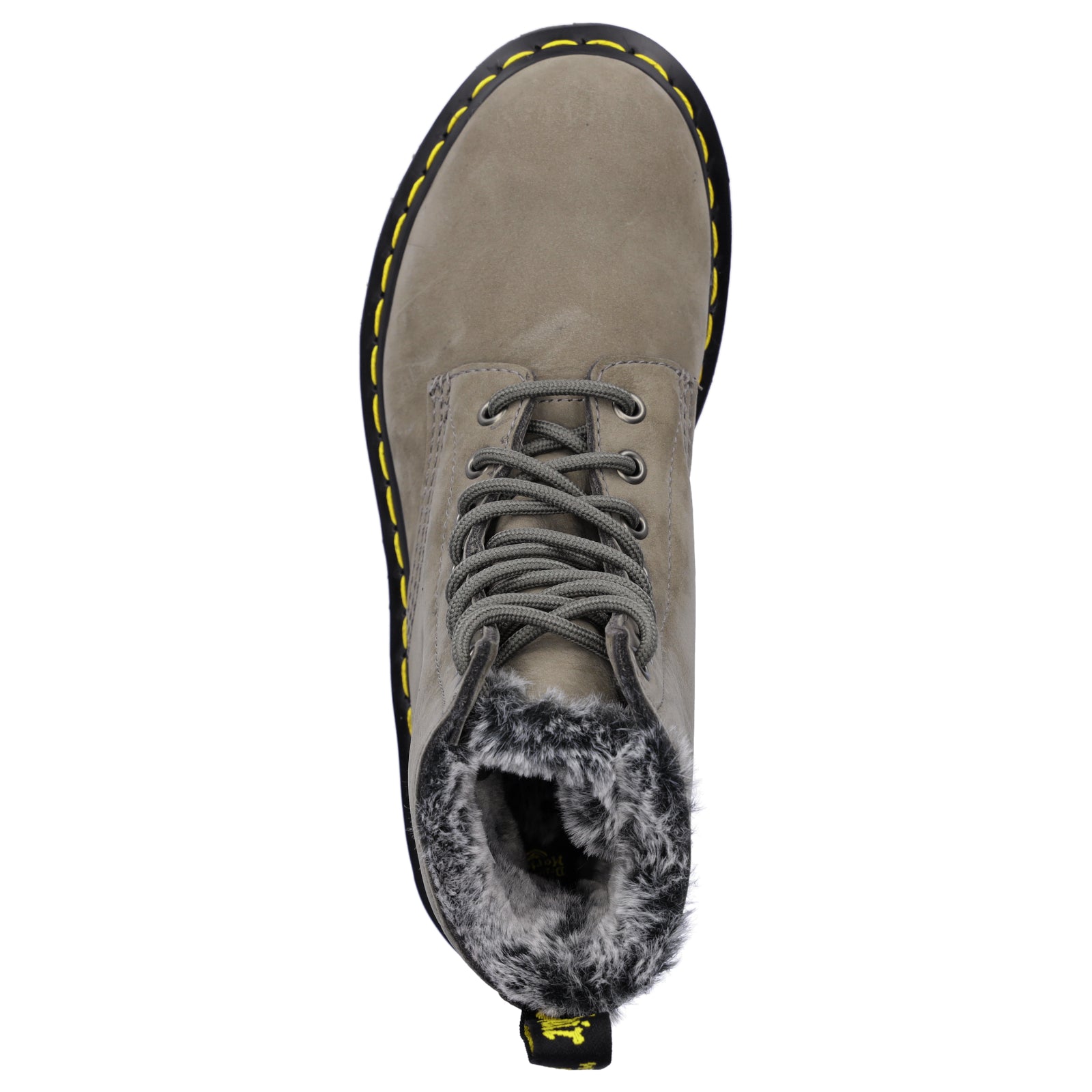 Dr. Martens women's lace-up boot grey