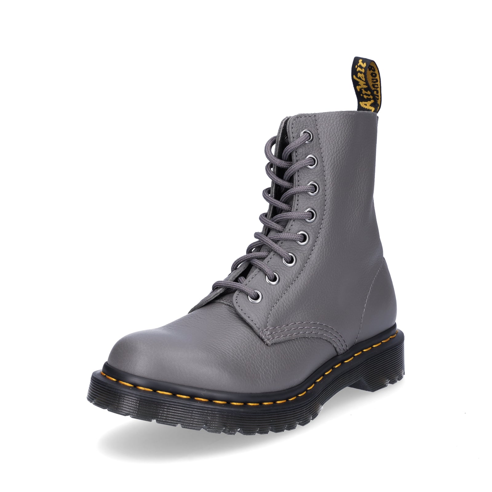 Dr. Martens women's lace-up boot grey