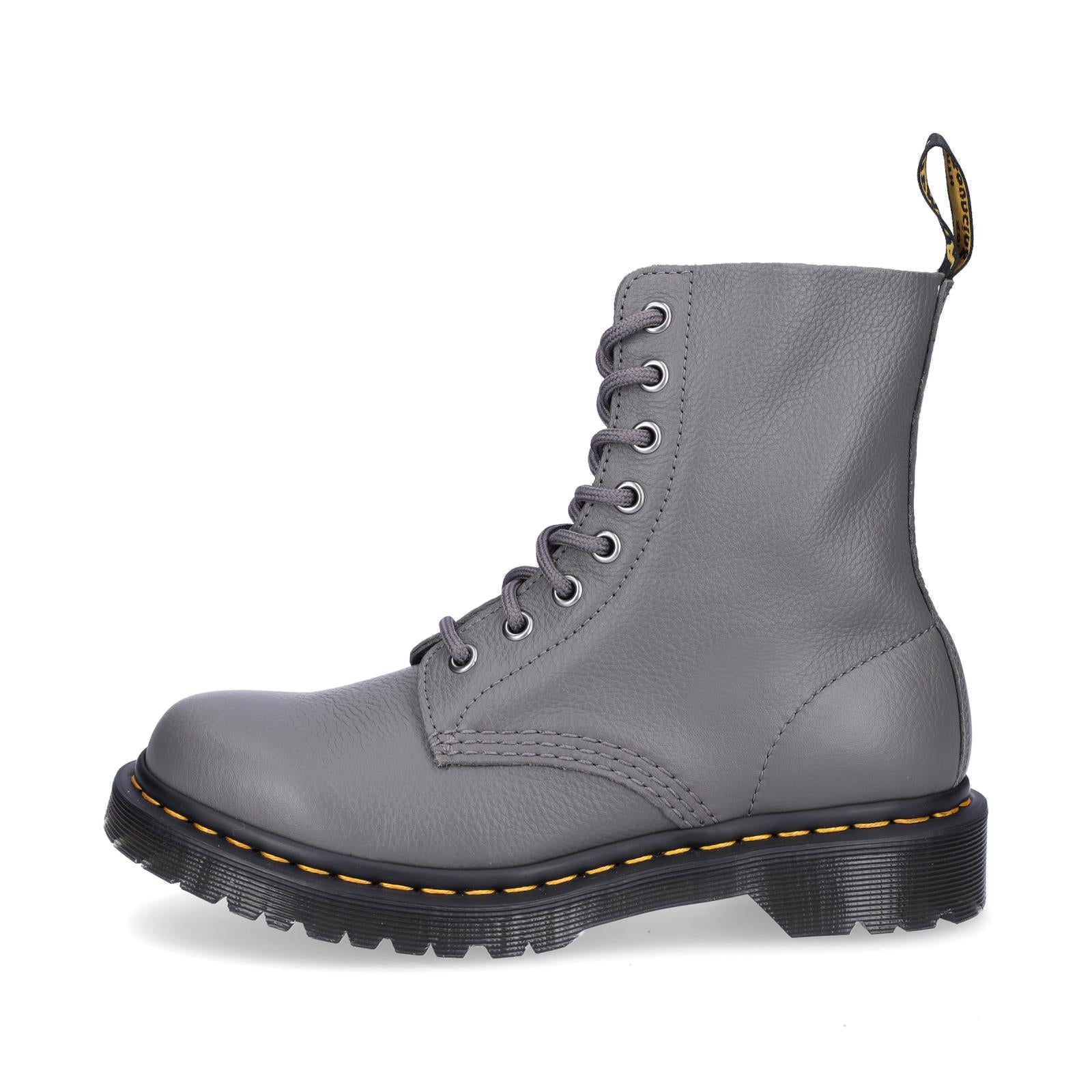 Dr. Martens women's lace-up boot grey