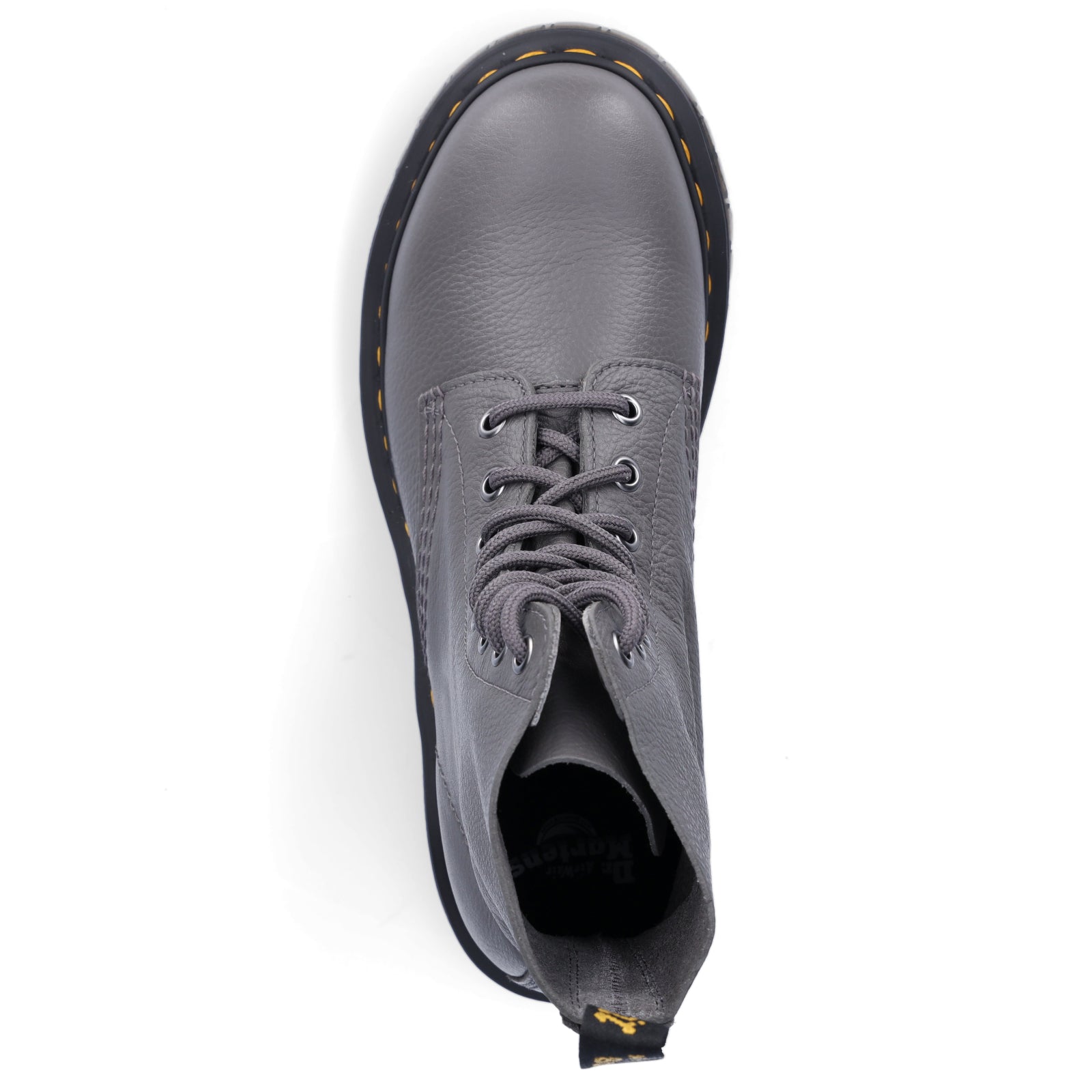 Dr. Martens women's lace-up boot grey