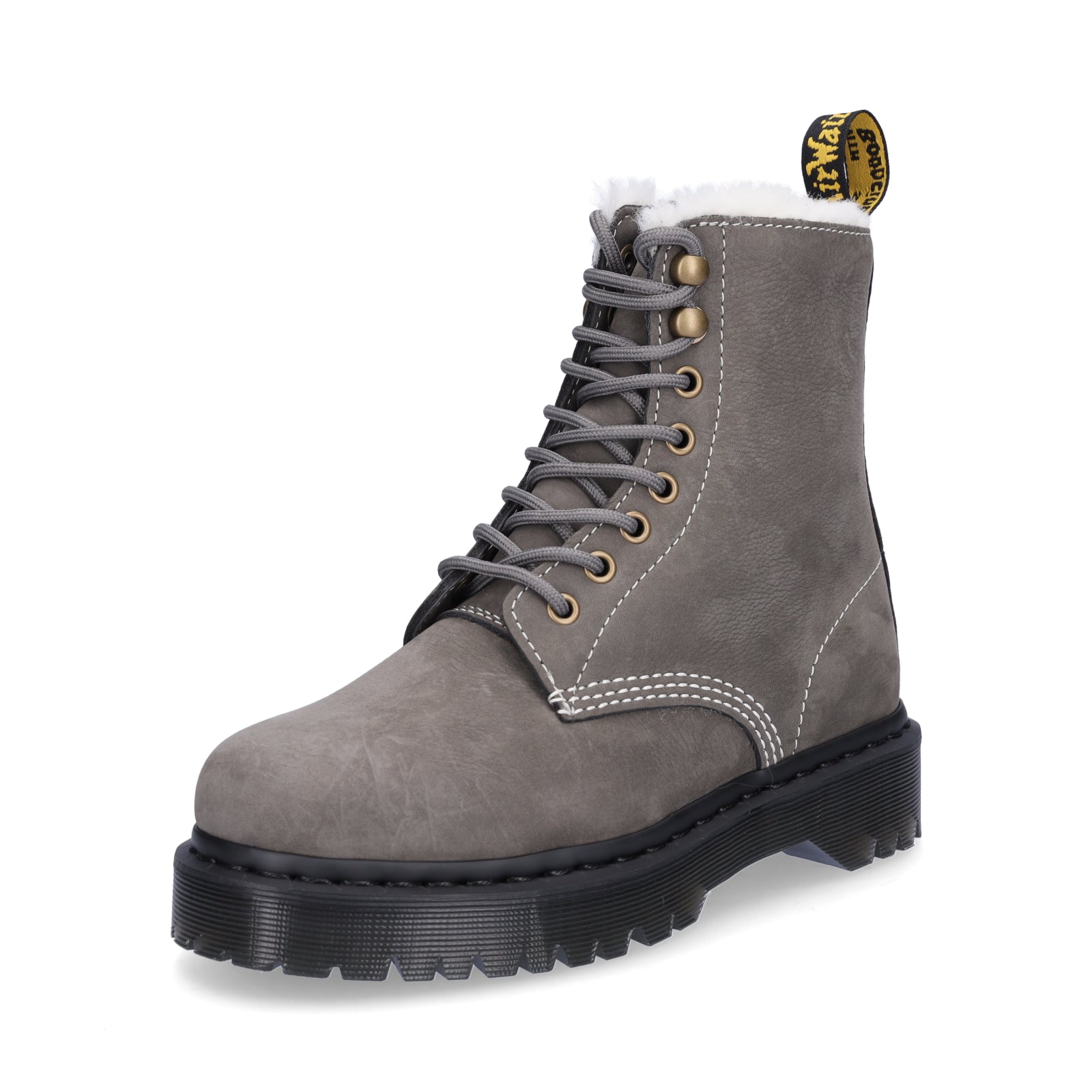 Dr. Martens Damen Schnürboot grau