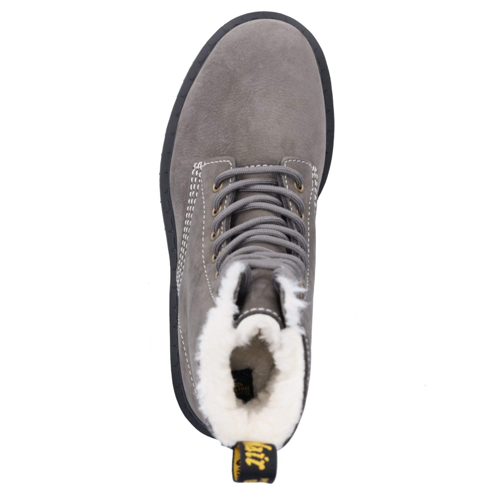 Dr. Martens women's lace-up boot grey