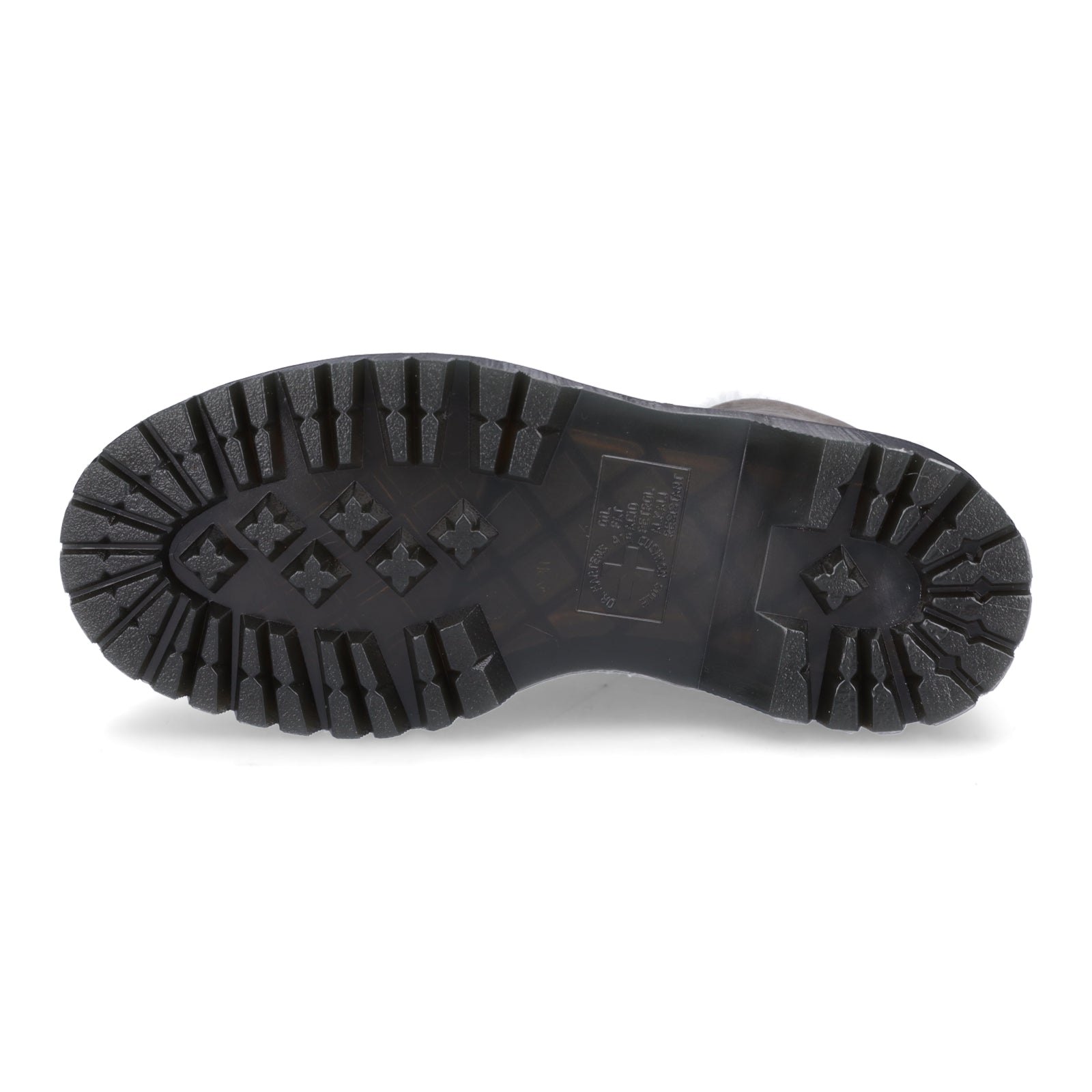 Dr. Martens women's lace-up boot grey