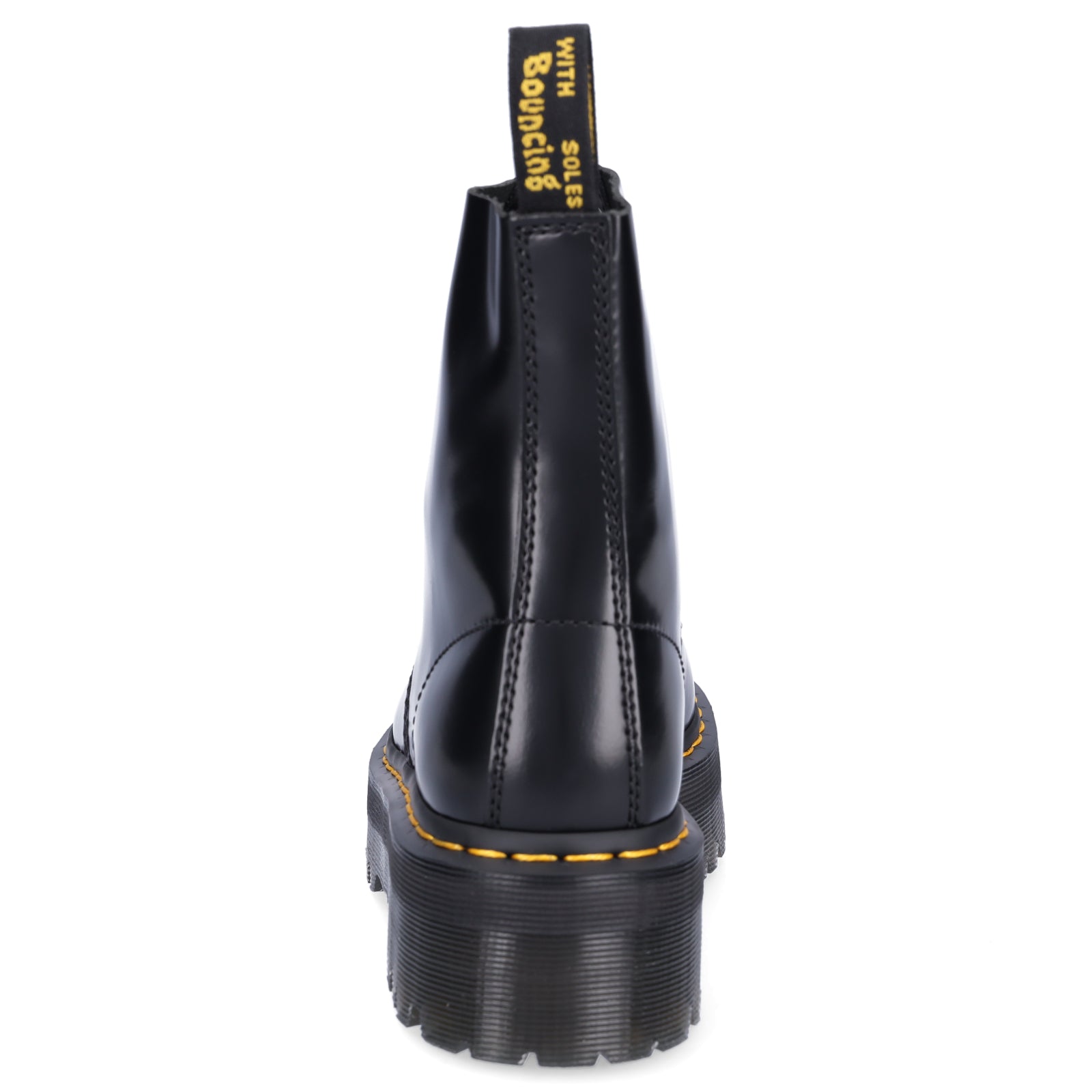Dr. Martens women's platform lace-up boot black