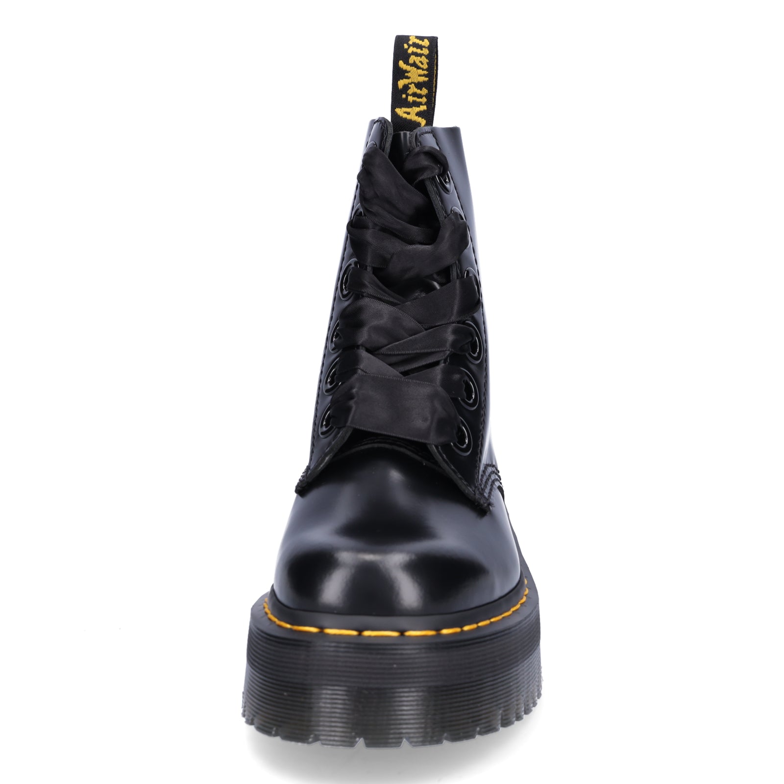 Dr. Martens women's platform lace-up boot black