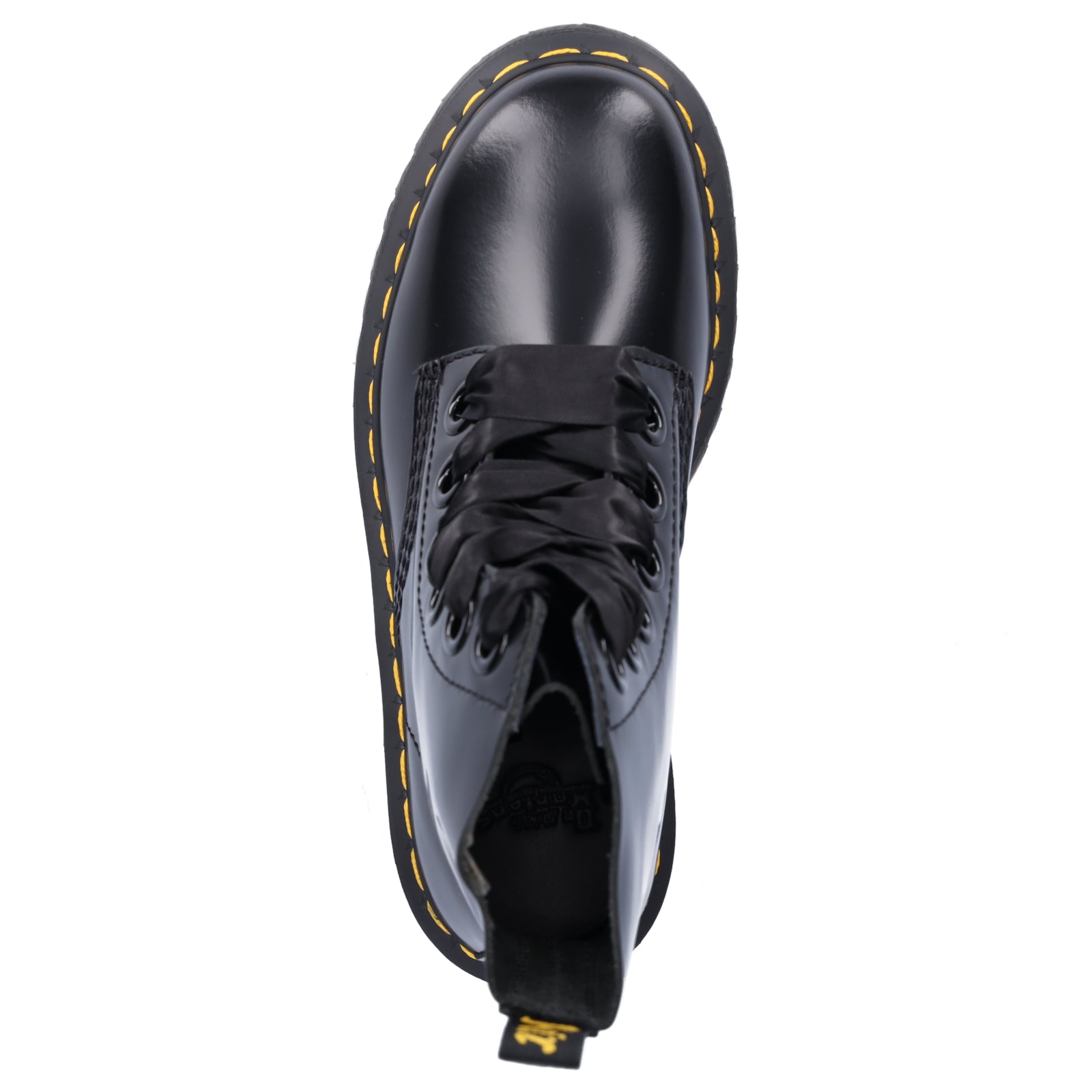 Dr. Martens women's platform lace-up boot black