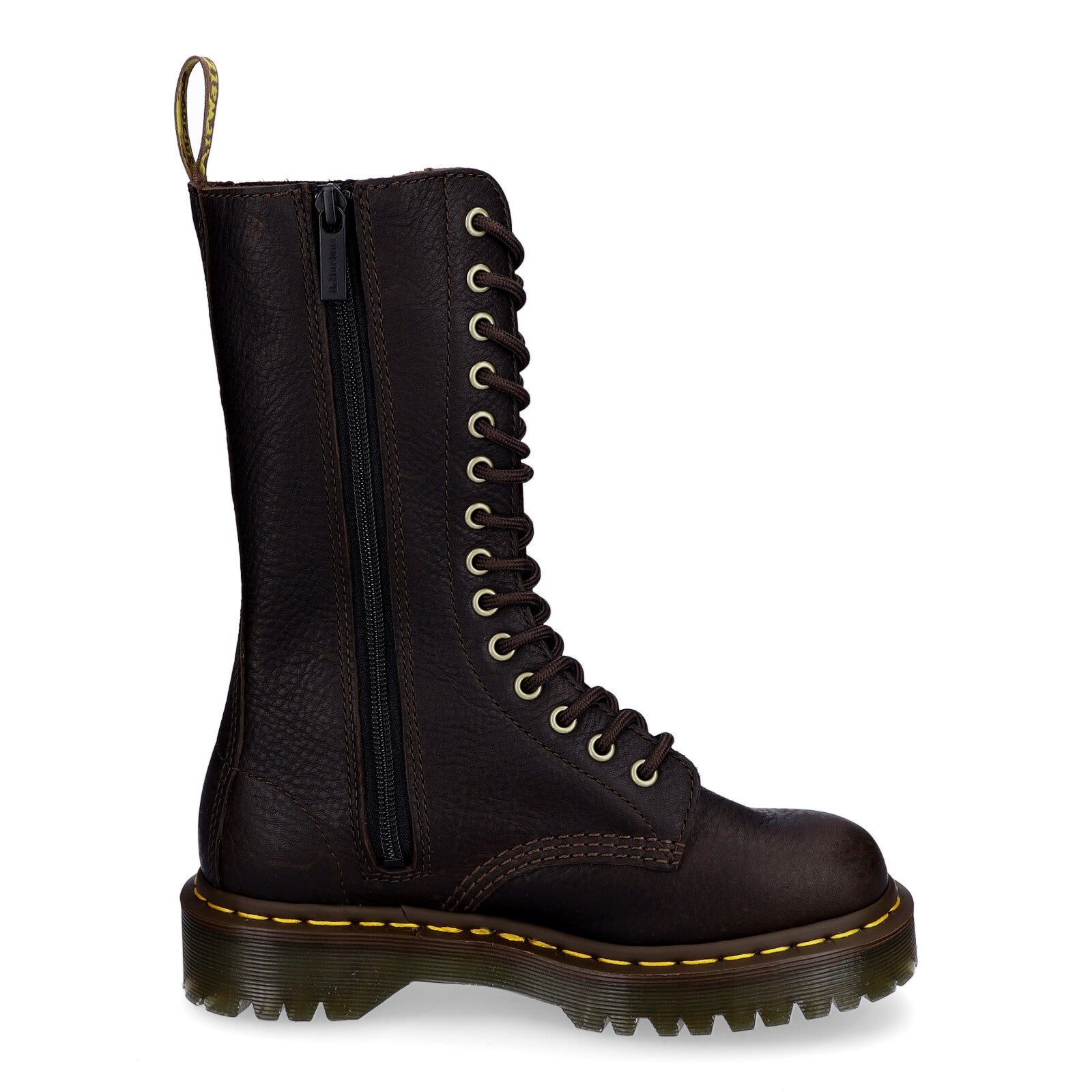 Dr. Martens Damen Schnürstiefel dunkelbraun