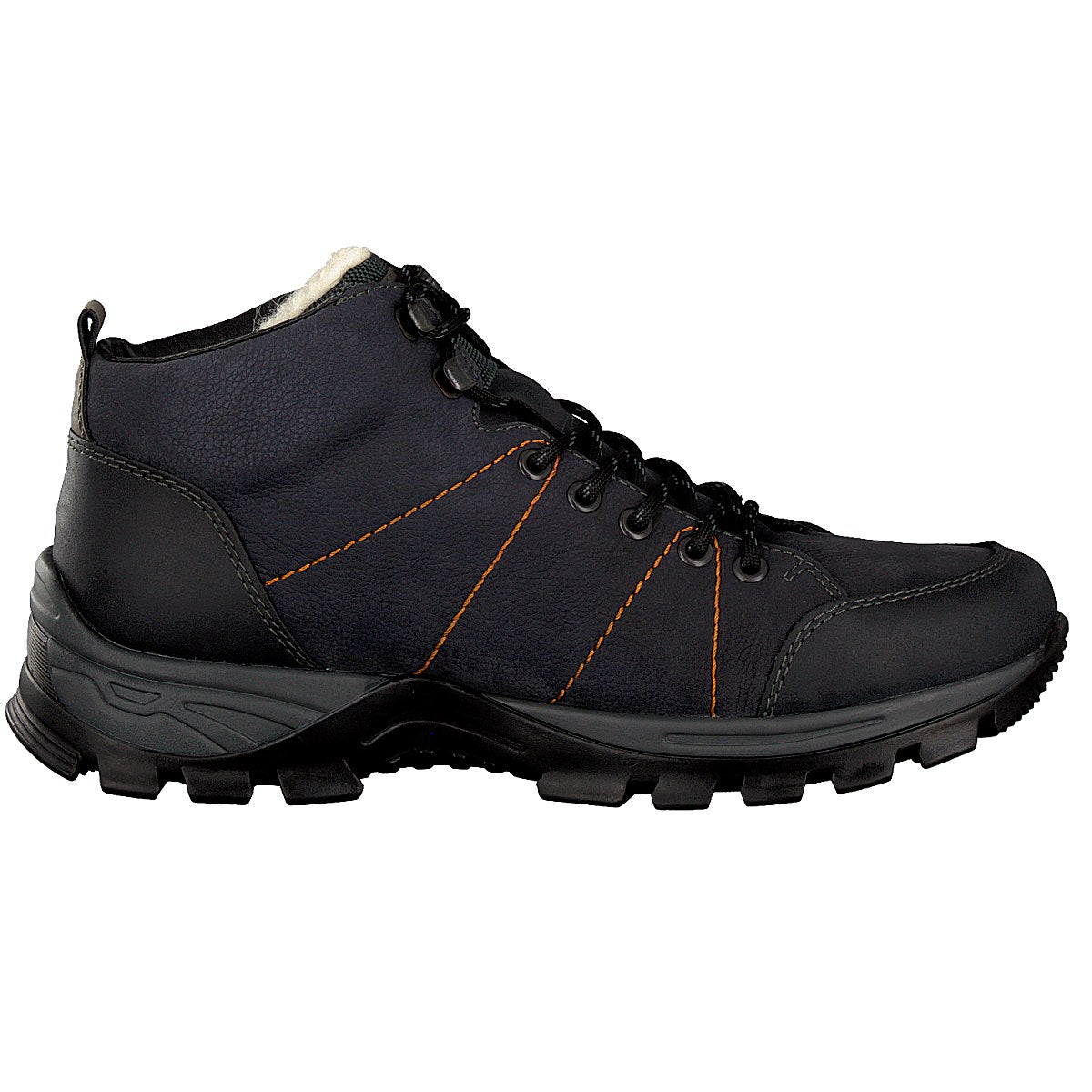 Rieker men's lace-up boot blue