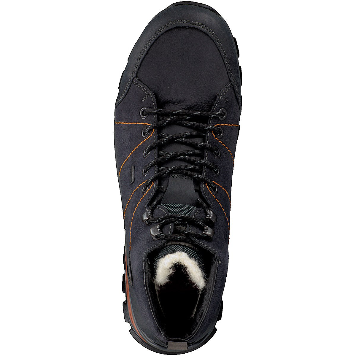 Rieker men's lace-up boot blue