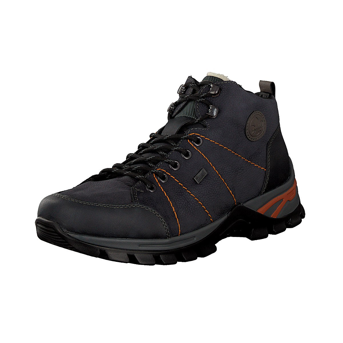Rieker men's lace-up boot blue