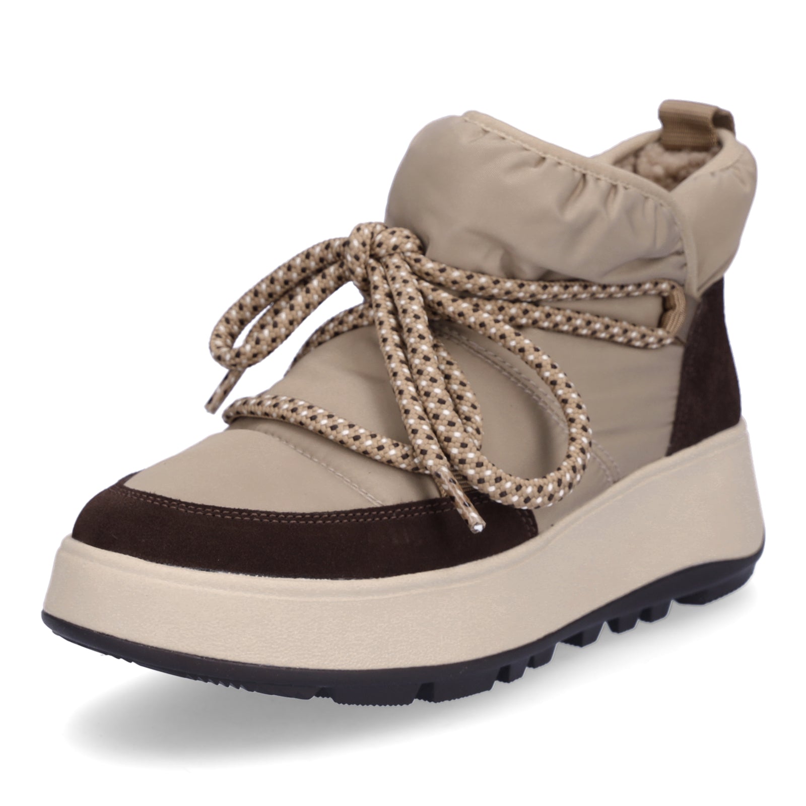 FitFlop Damen Schnürboot F-MODE W/R taupe