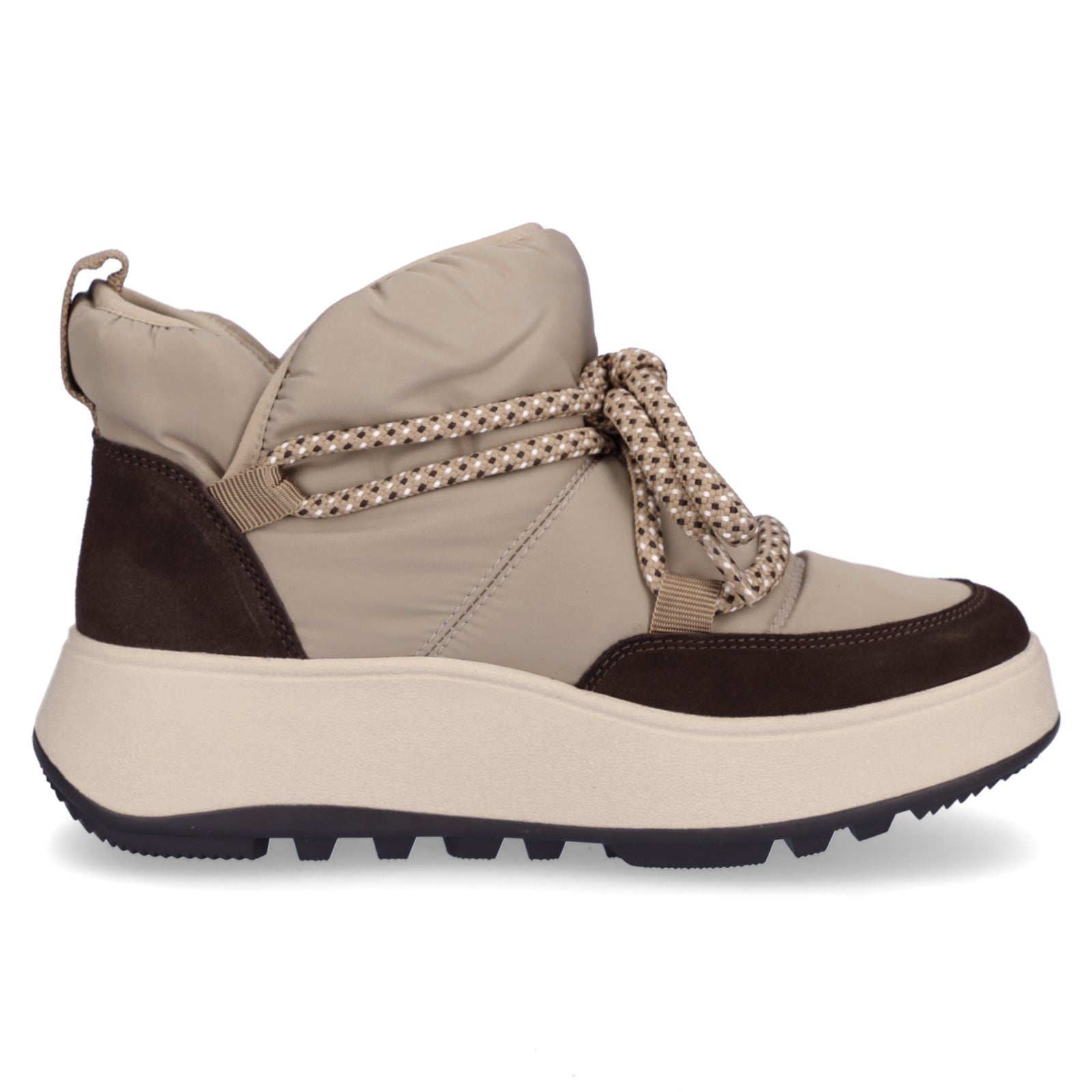 FitFlop Damen Schnürboot F-MODE W/R taupe