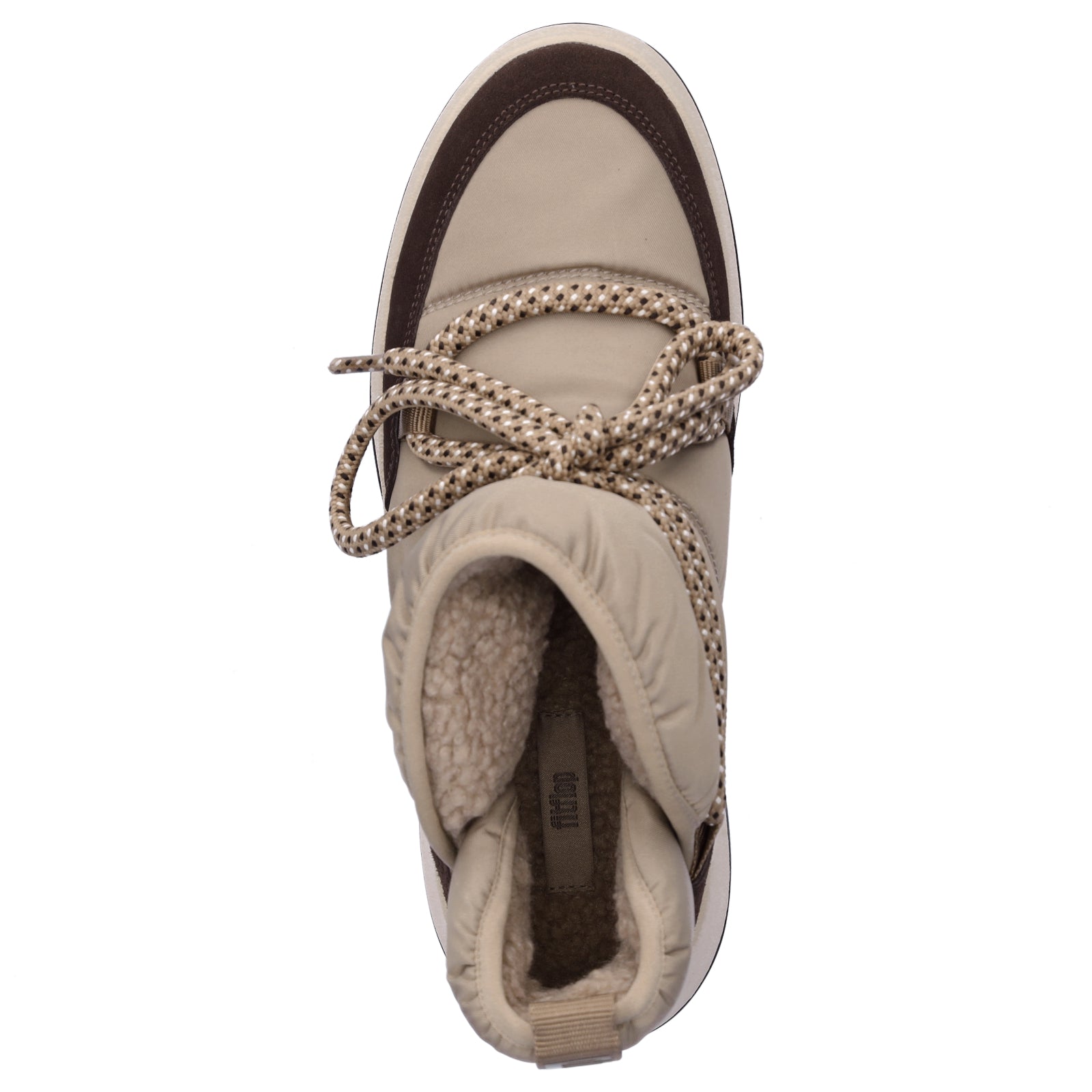 FitFlop Damen Schnürboot F-MODE W/R taupe