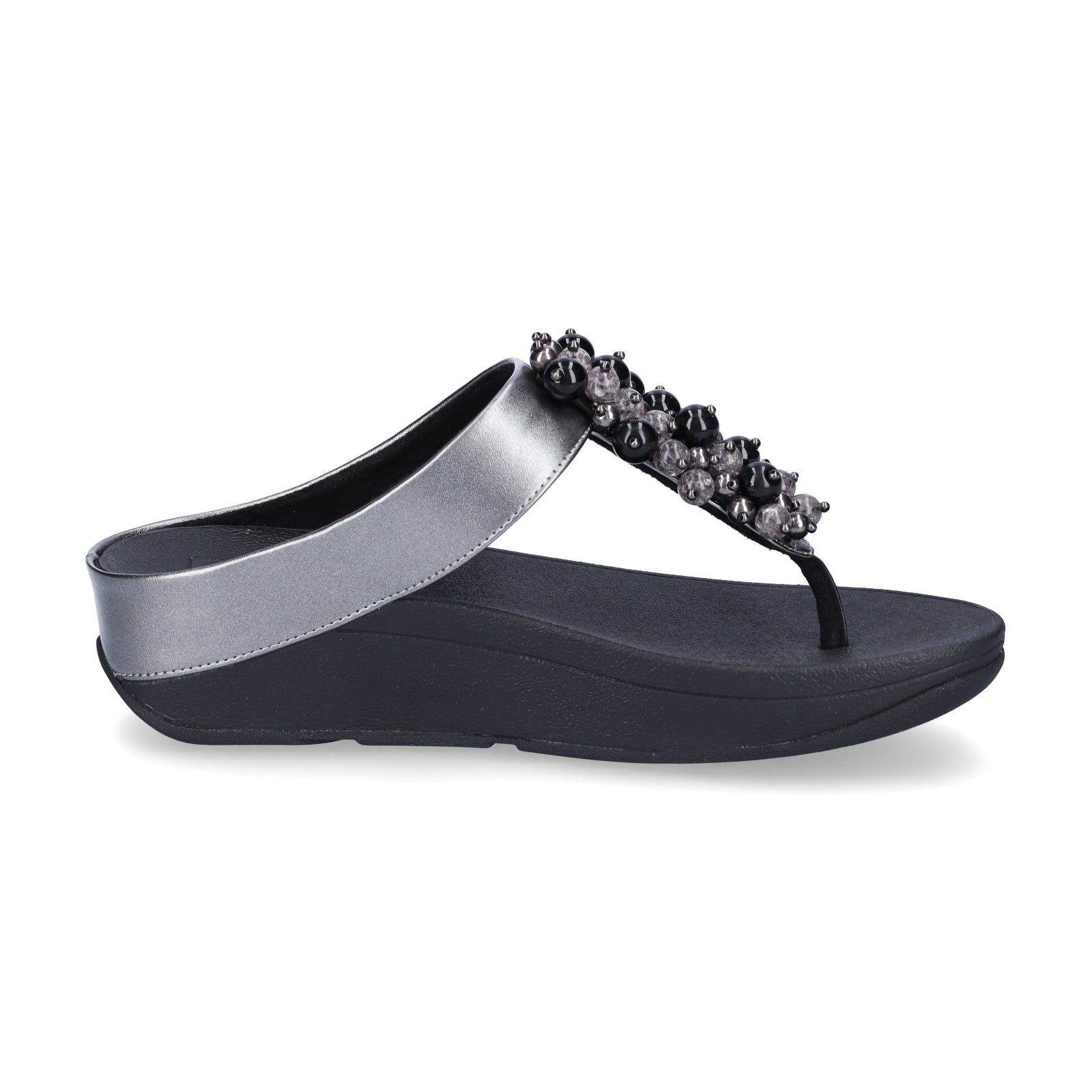 FitFlop women's mules Fino metallic