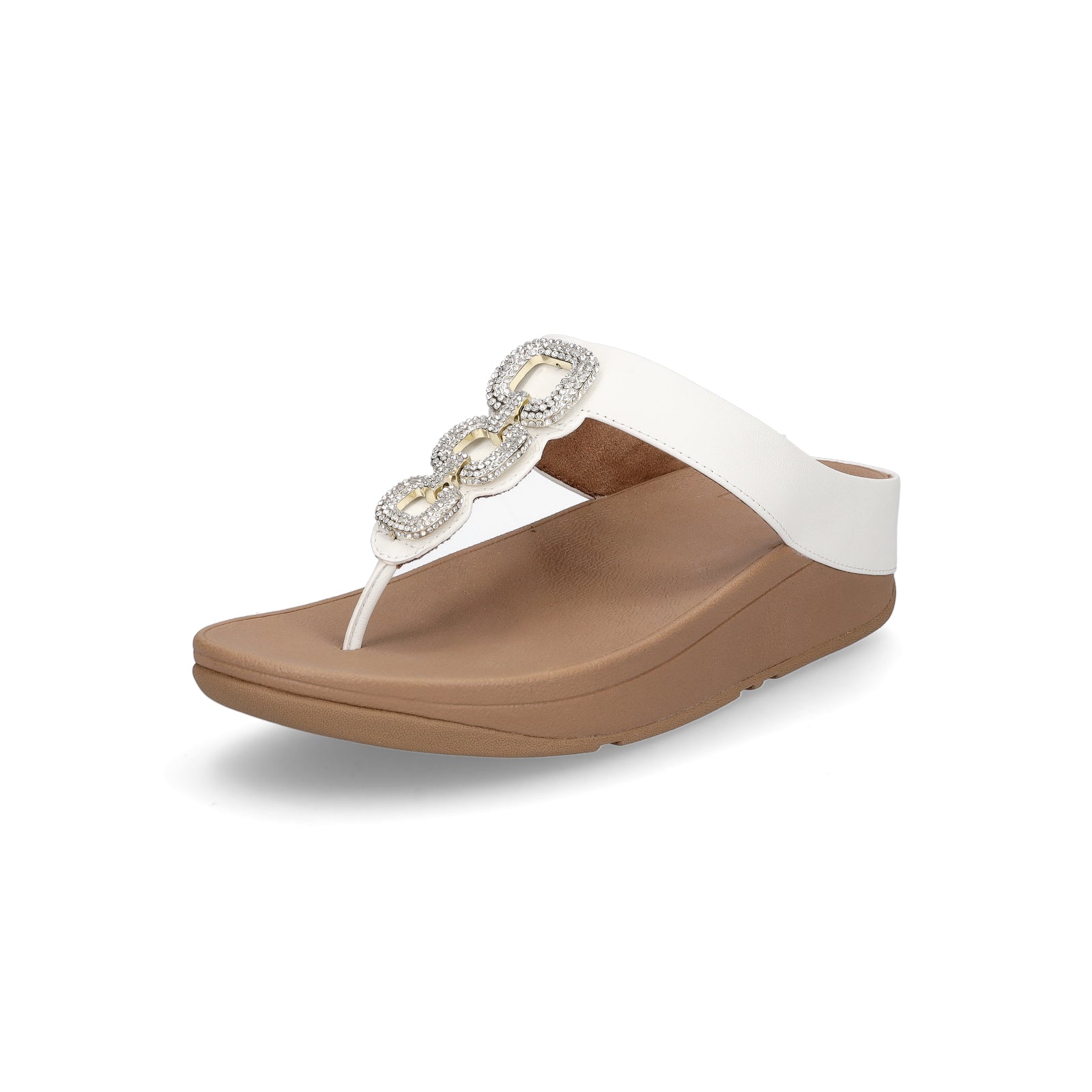 FitFlop women's Fino mules white