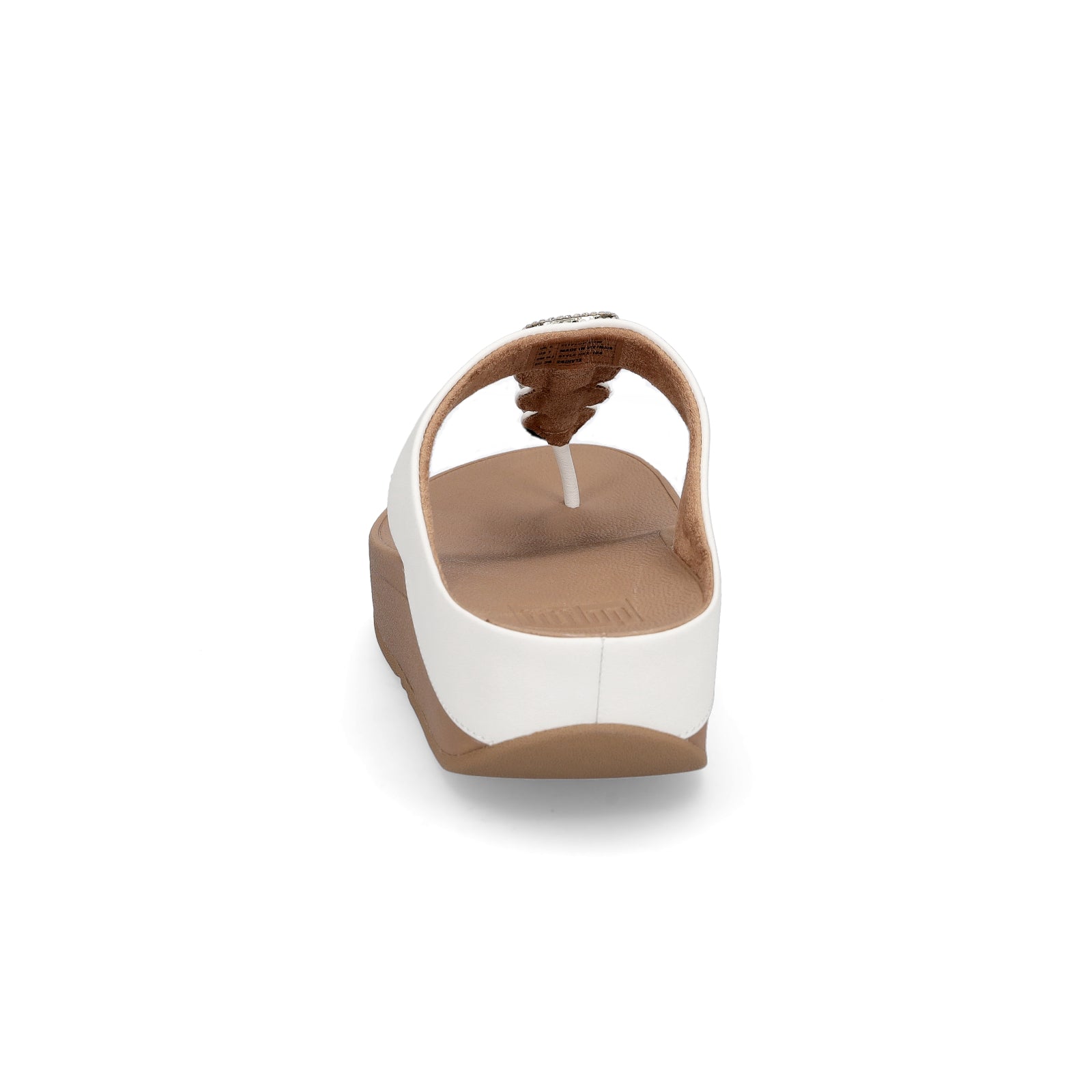 FitFlop women's Fino mules white