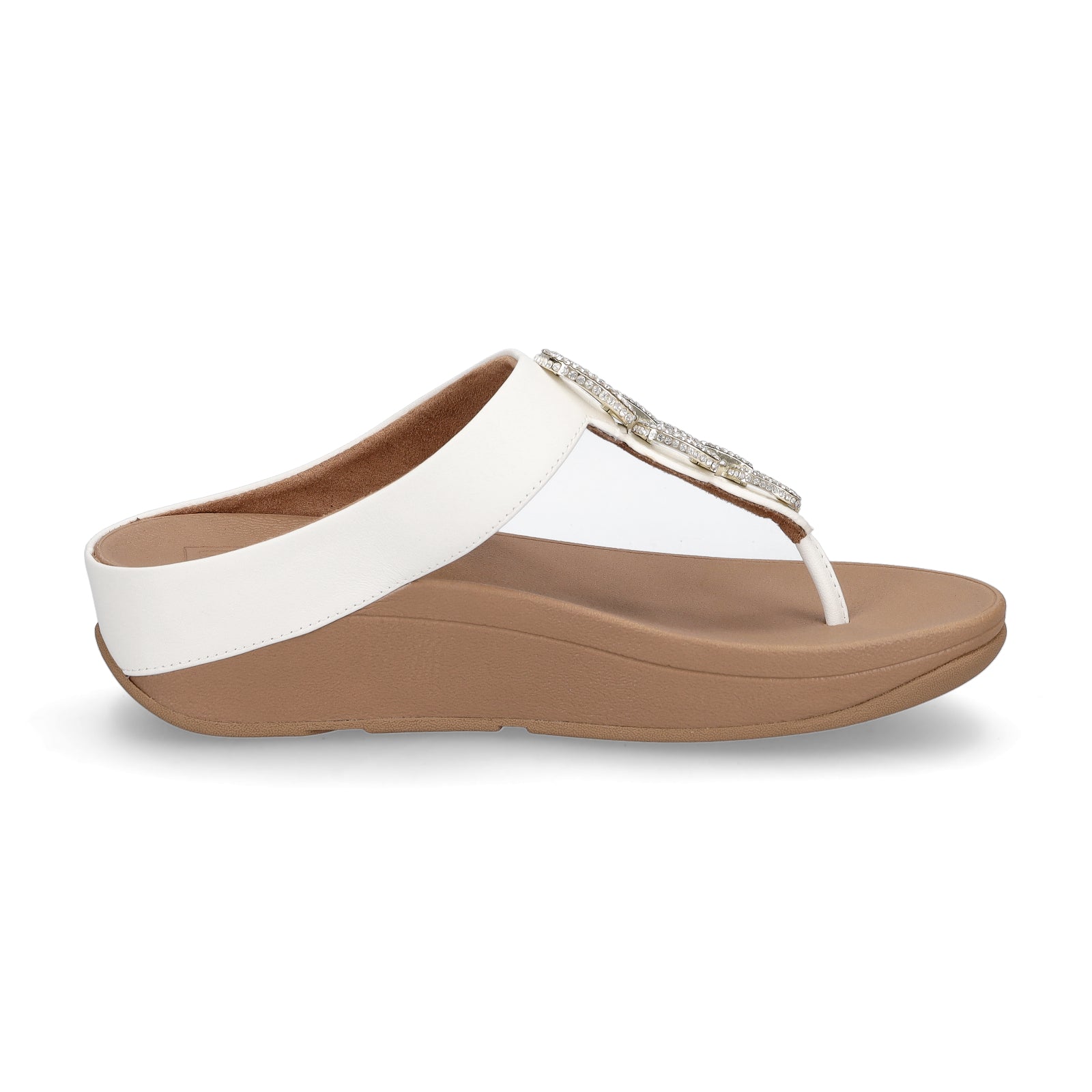 FitFlop women's Fino mules white