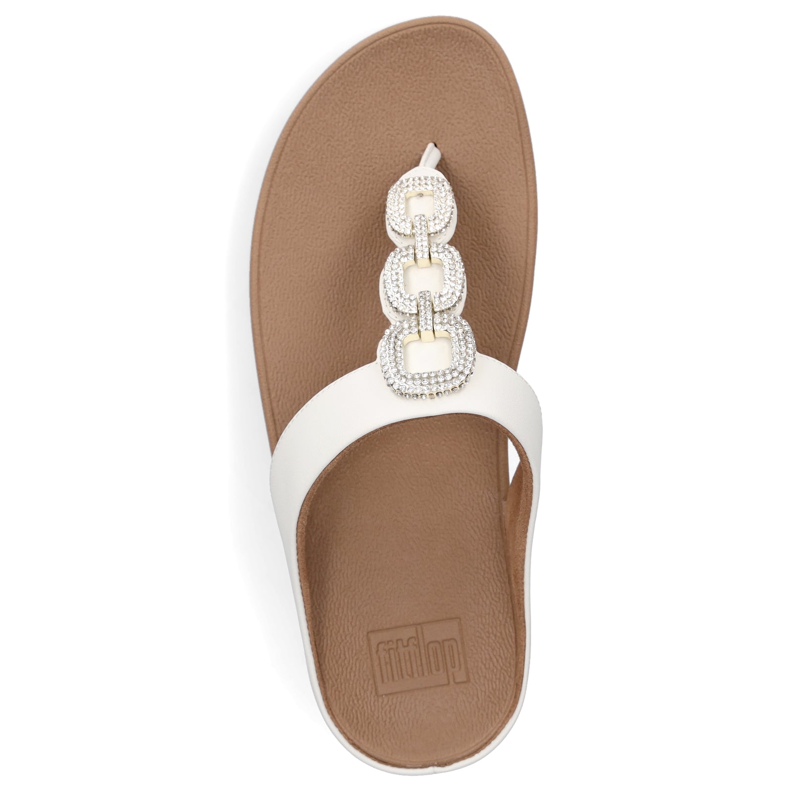 FitFlop women's Fino mules white