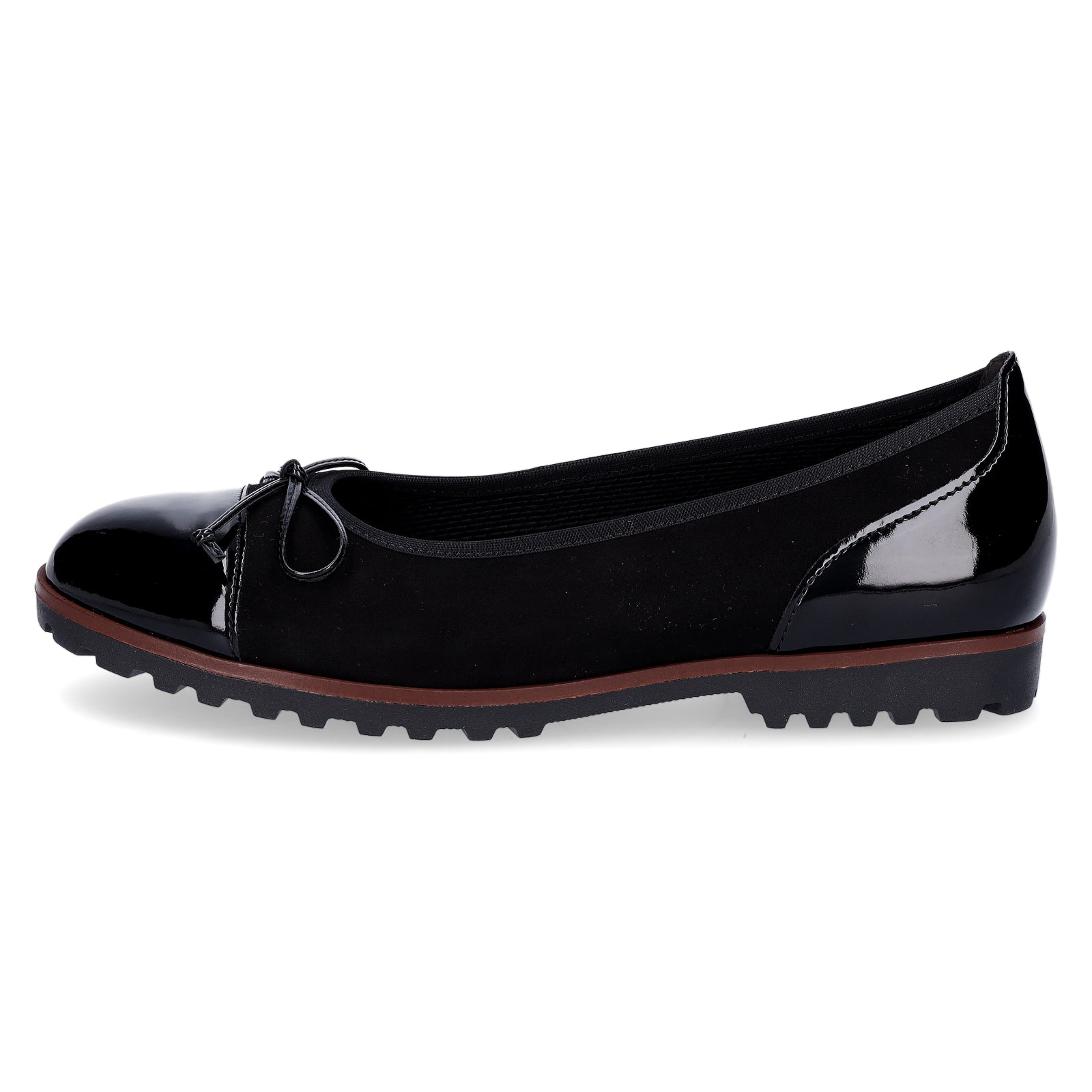 Gabor women's ballerina shoes black