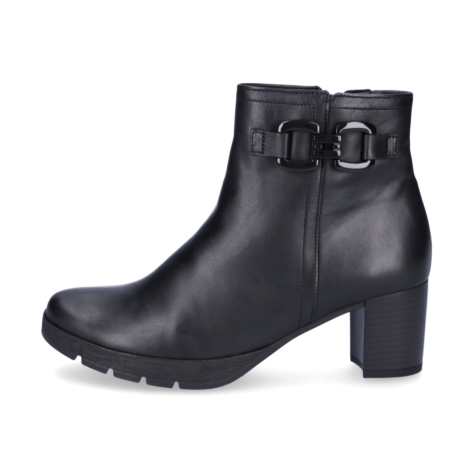 Gabor Damen Leder Stiefelette schwarz