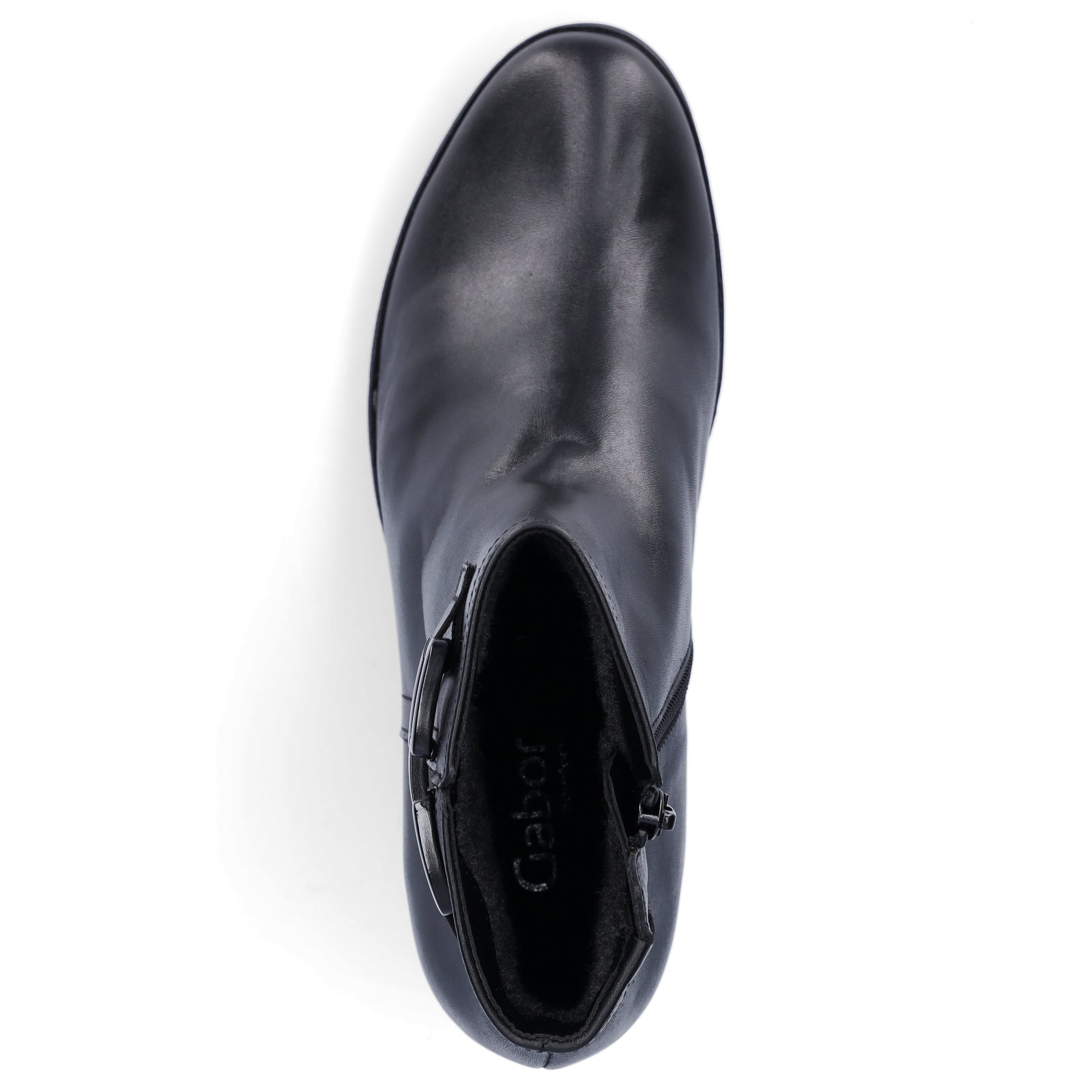 Gabor Damen Leder Stiefelette schwarz
