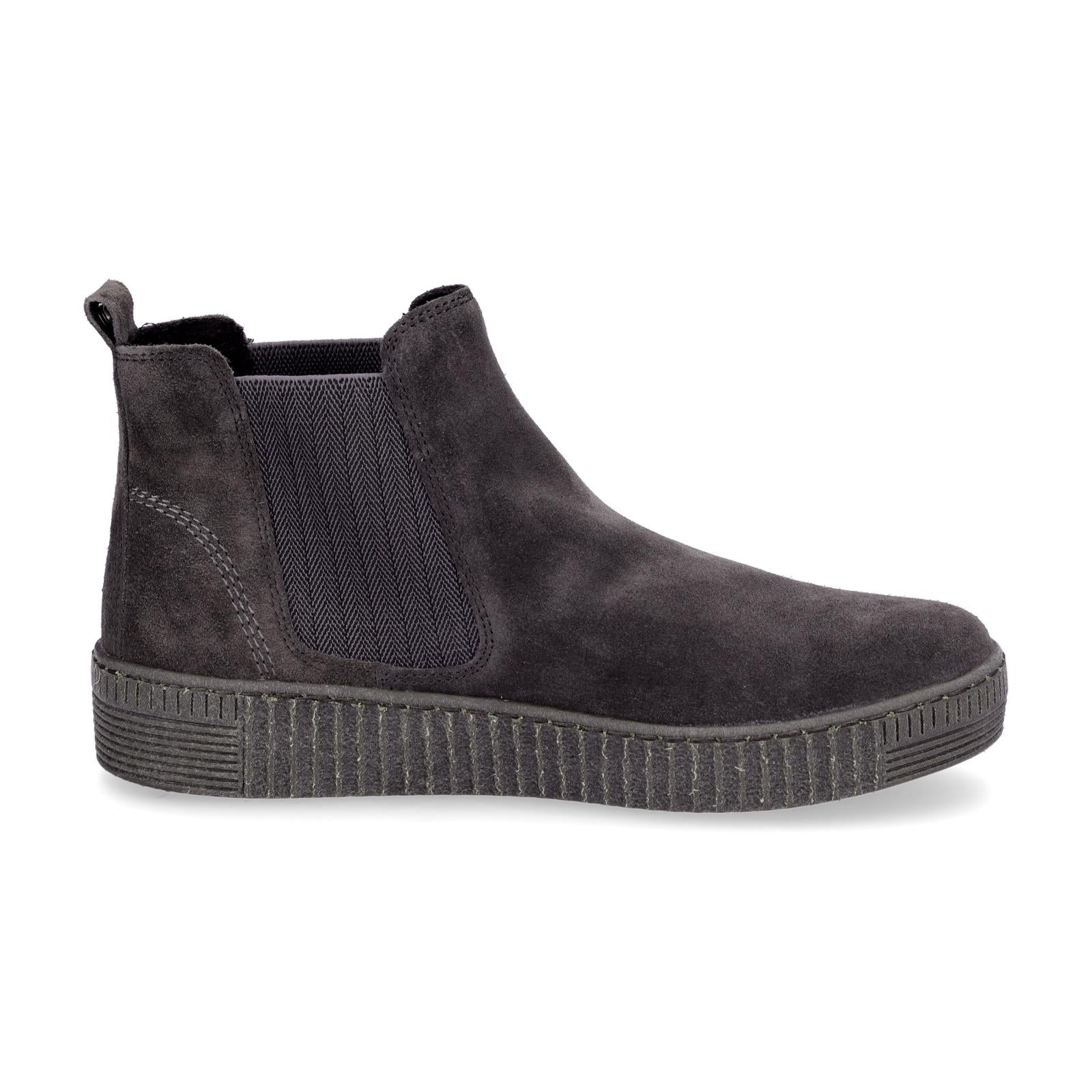 Gabor women's leather Chelsea boot grey