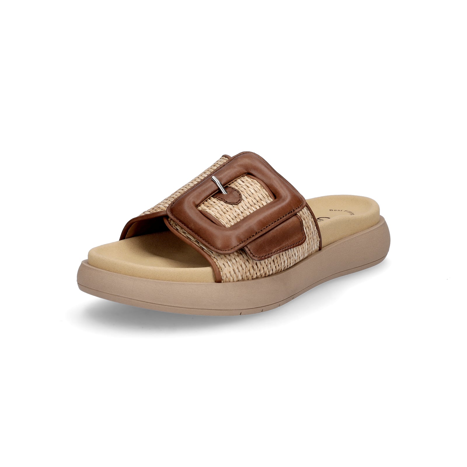 Gabor women's mules cognac caramel