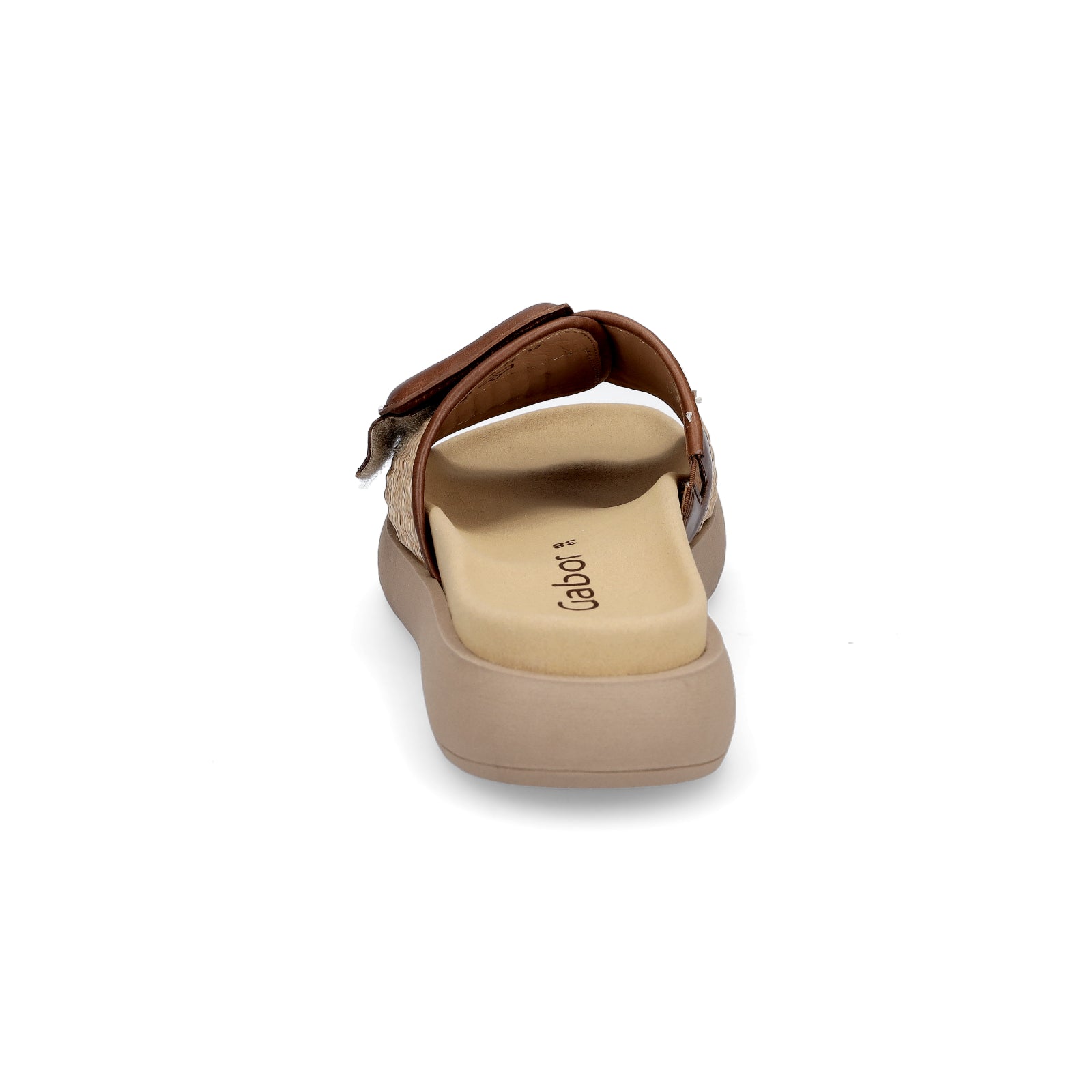 Gabor women's mules cognac caramel