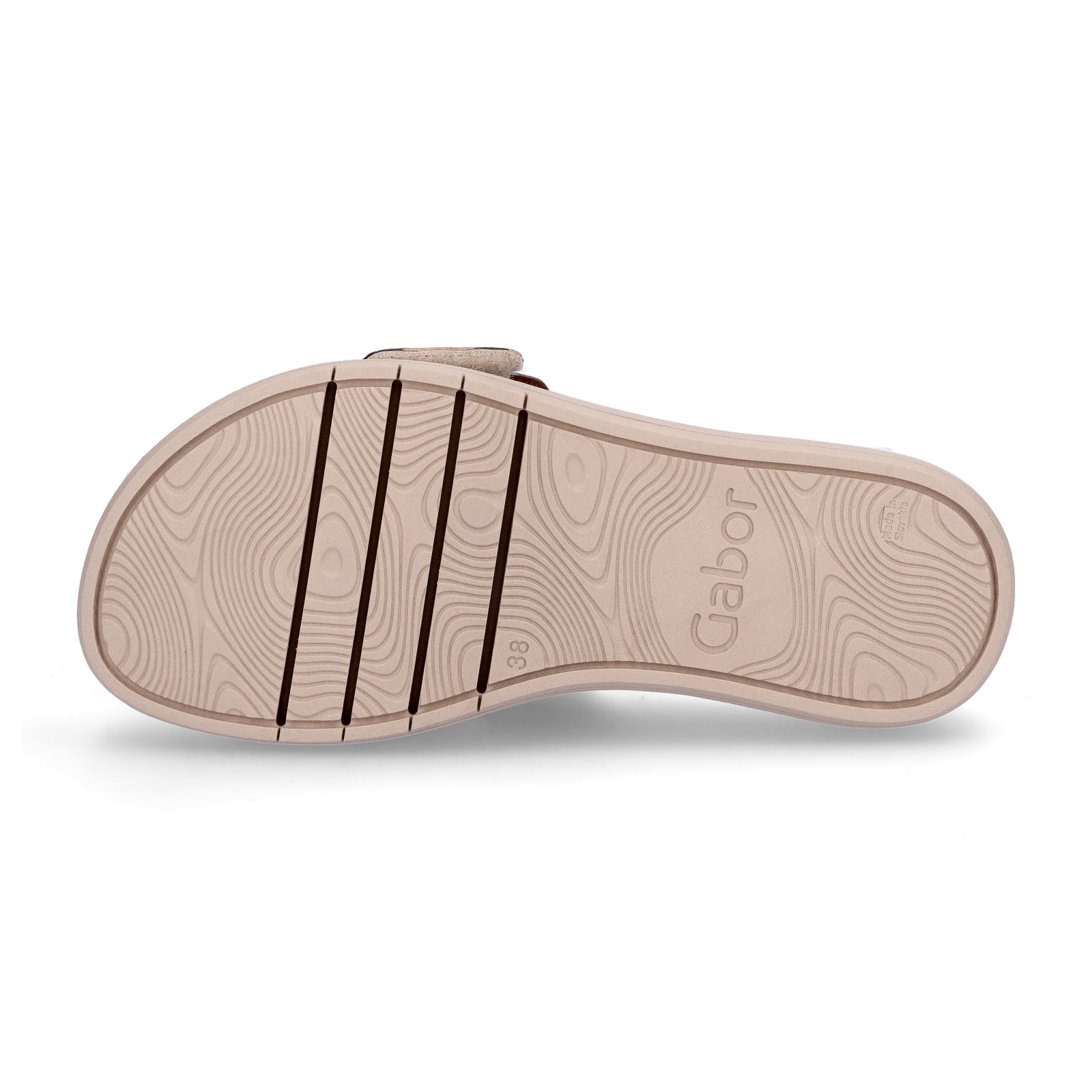 Gabor women's mules cognac caramel