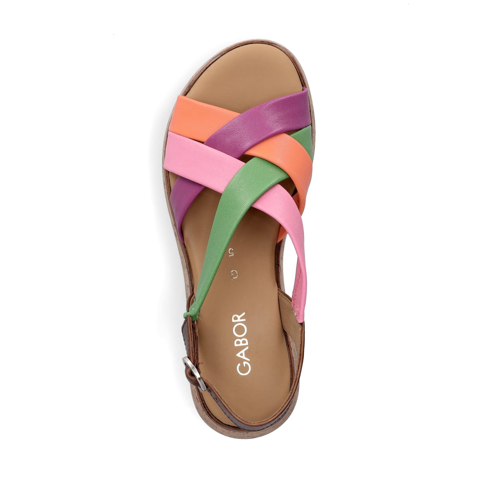 Gabor women's sandal multicolor