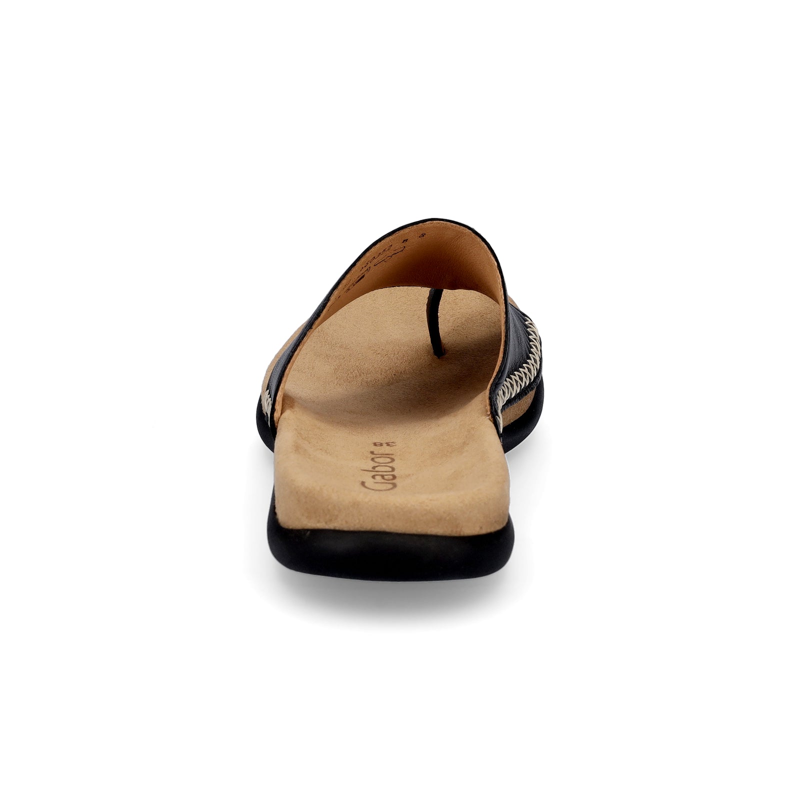 Gabor women's leather mules black