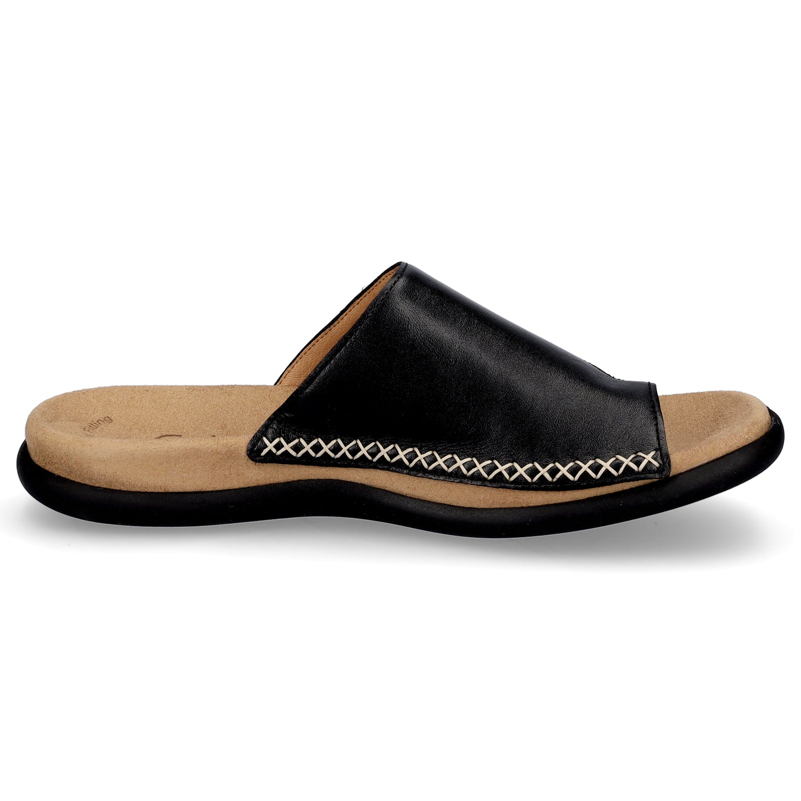 Gabor women's leather mules black
