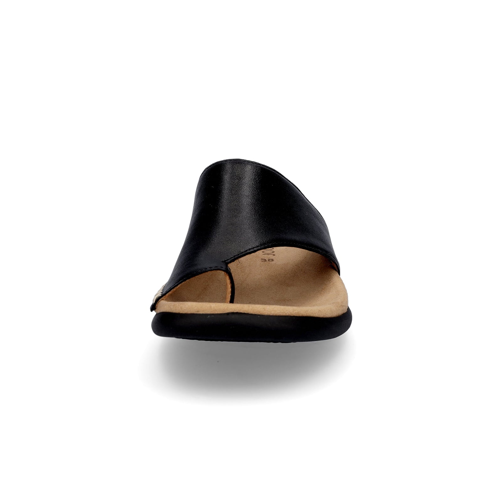 Gabor women's leather mules black