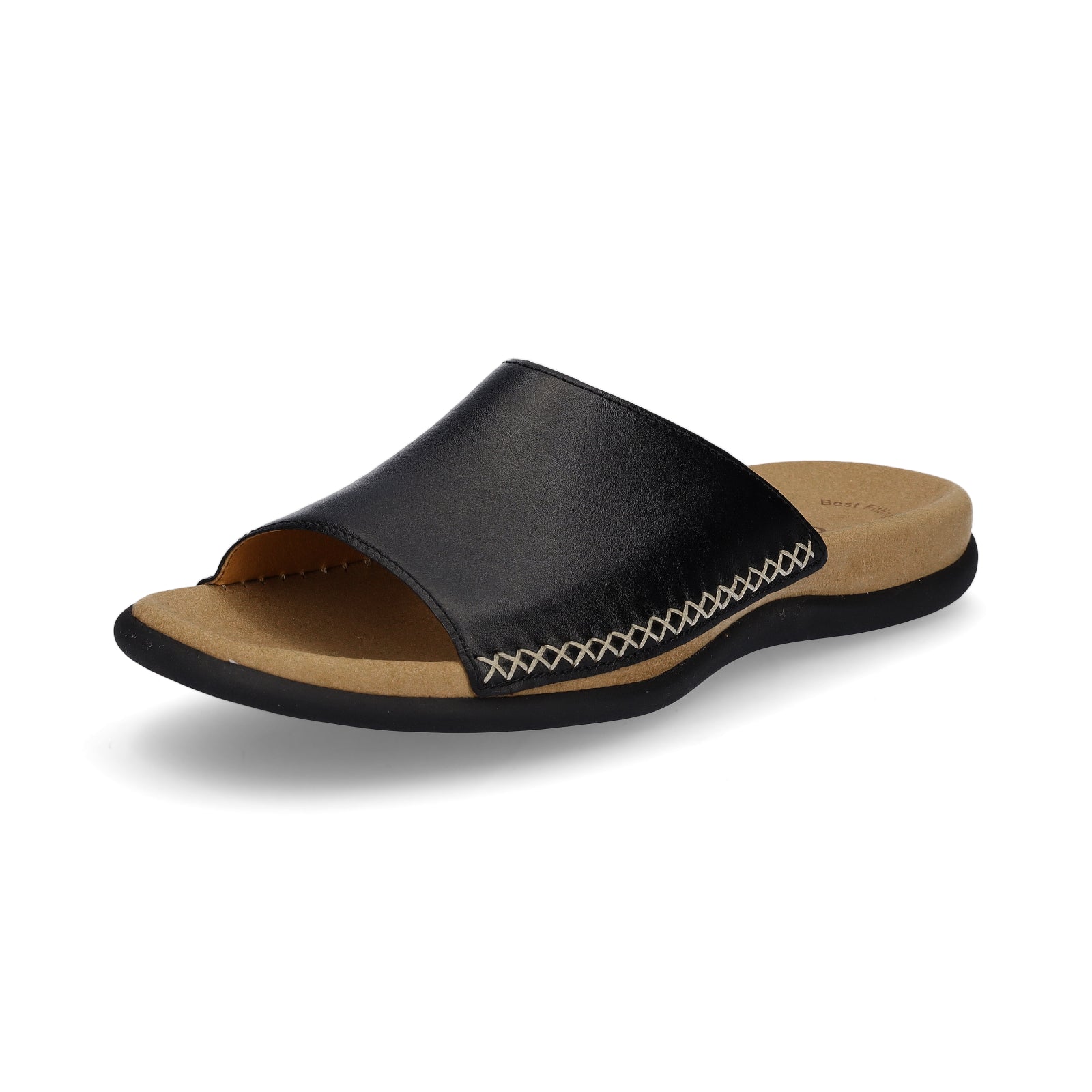 Gabor women's leather mules black