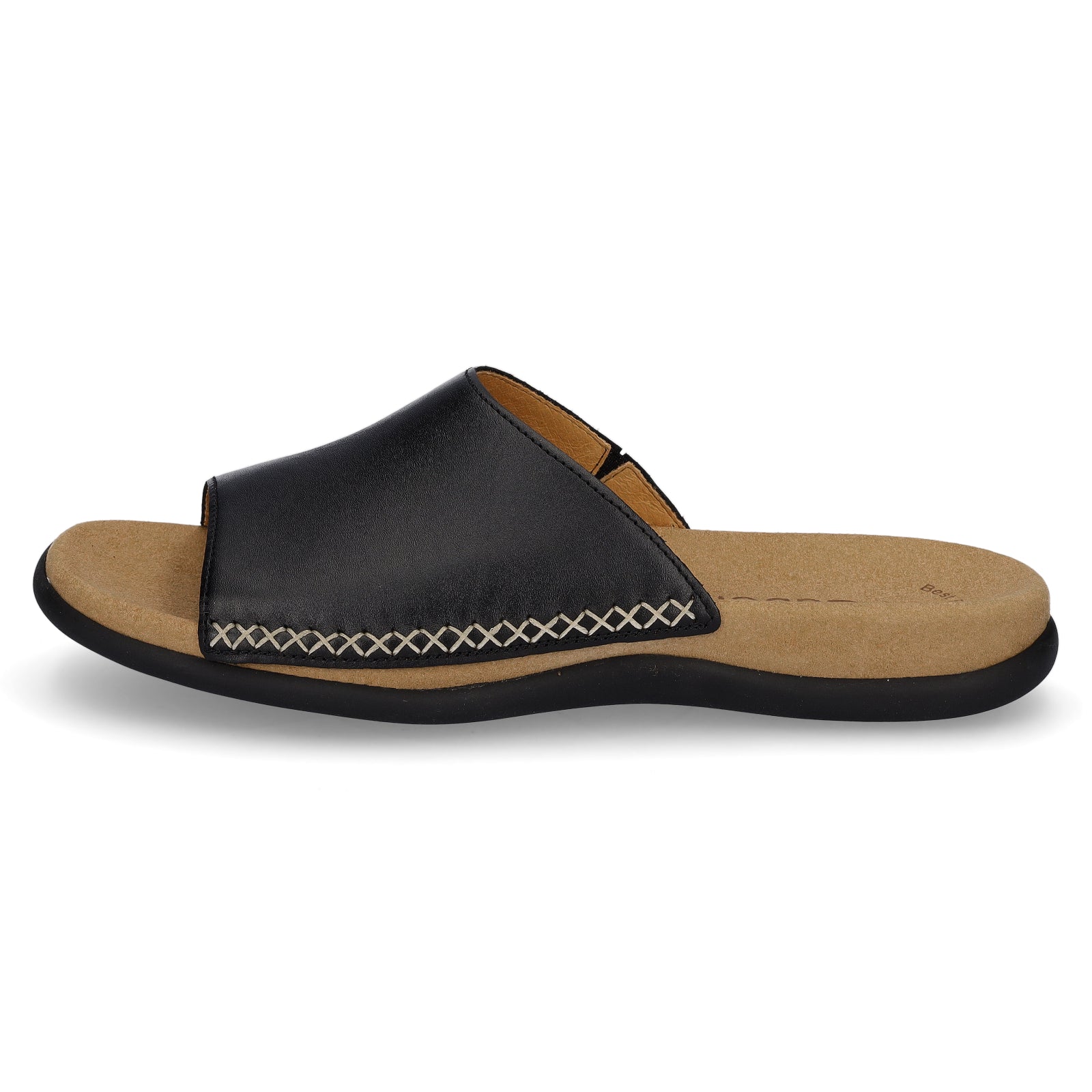 Gabor women's leather mules black