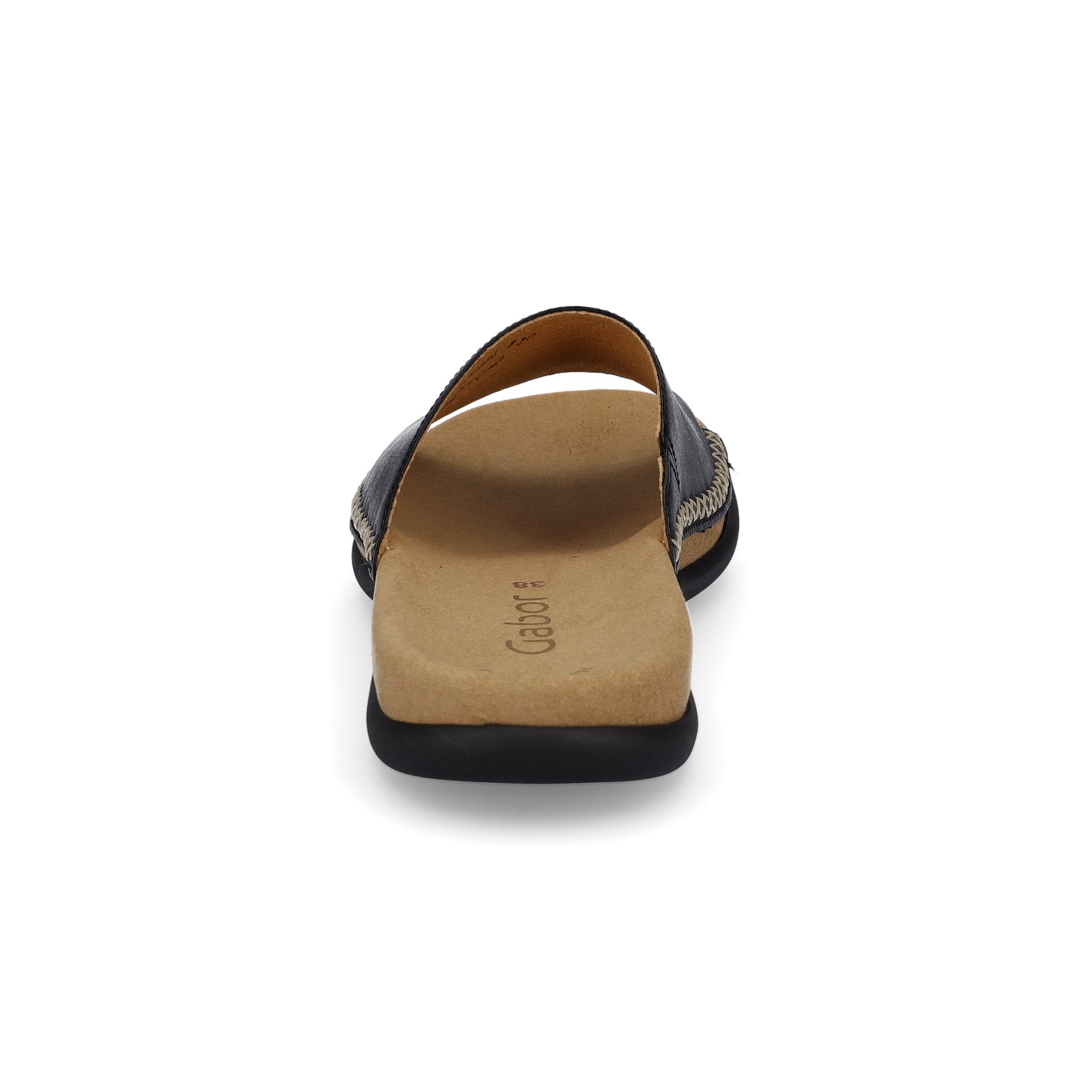 Gabor women's leather mules black