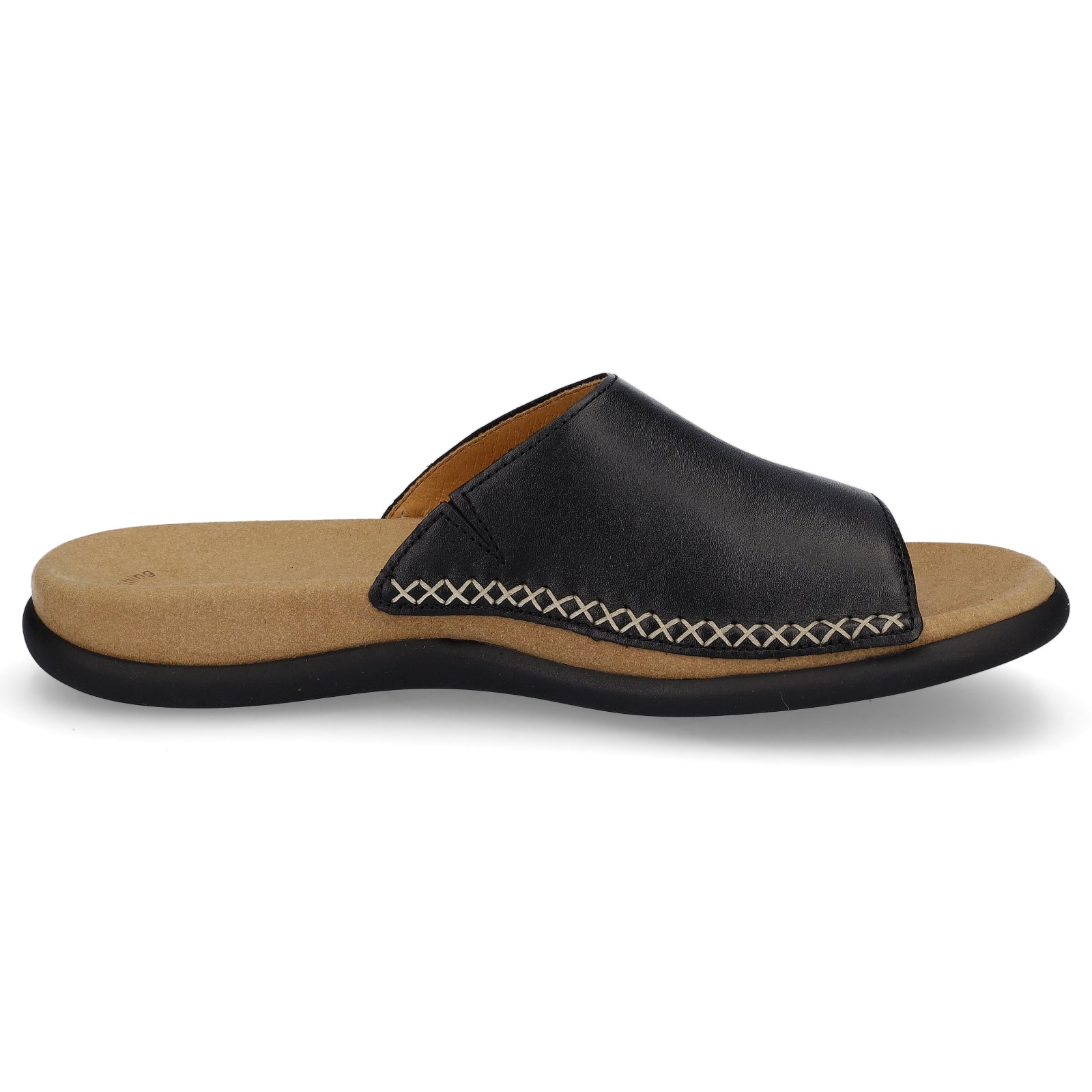 Gabor women's leather mules black