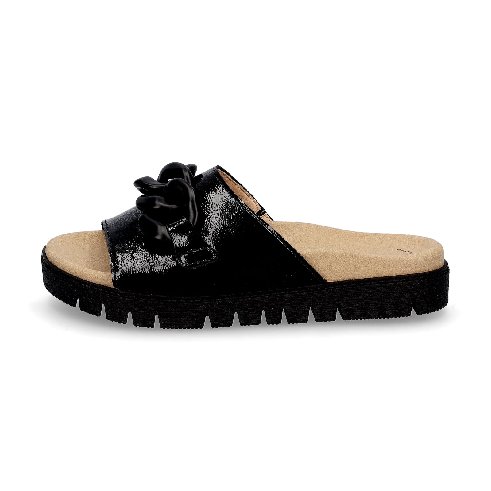 Gabor Damen Pantolette schwarz Lack